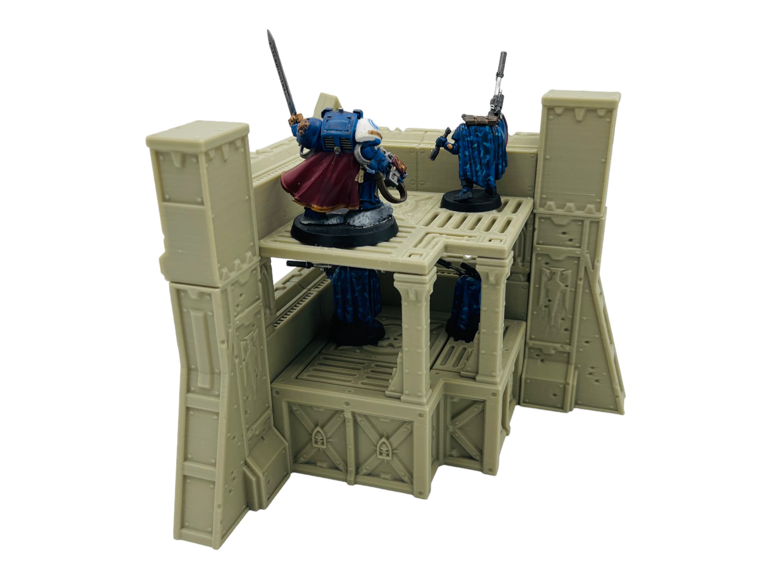 Ruins of the Empire Fortification 1 / Forbidden Prints / RPG and Wargame 3d Printed Tabletop Terrain / Licensed Printer