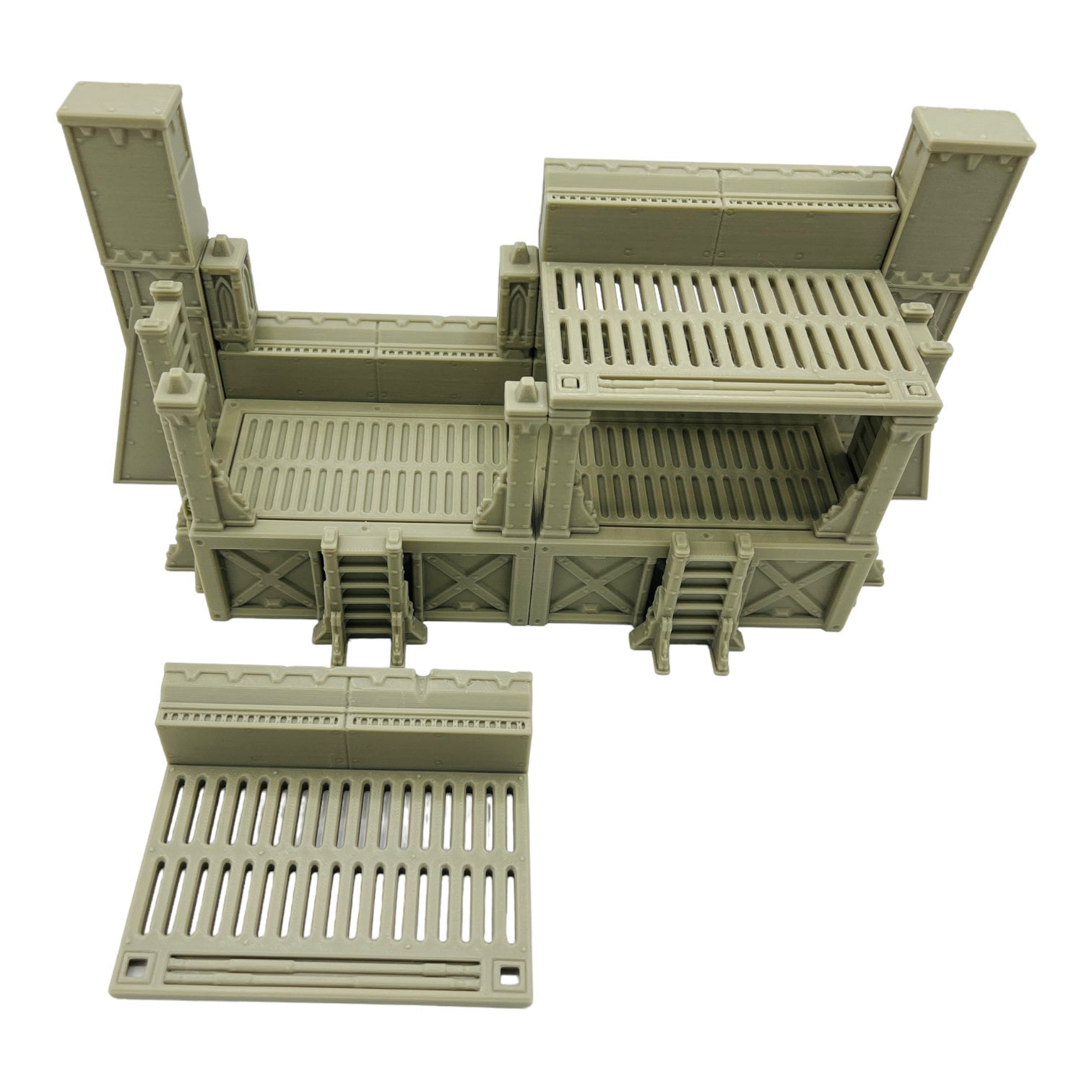 Ruins of the Empire Fortification 2 / Forbidden Prints / RPG and Wargame 3d Printed Tabletop Terrain / Licensed Printer