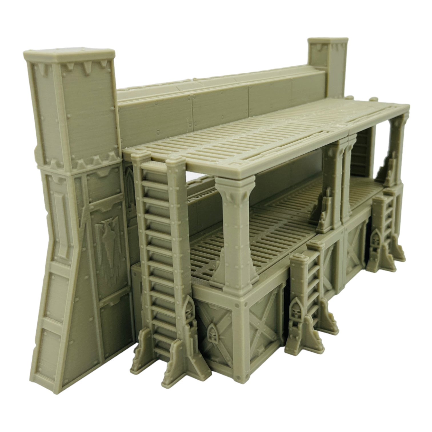 Ruins of the Empire Fortification 2 / Forbidden Prints / RPG and Wargame 3d Printed Tabletop Terrain / Licensed Printer