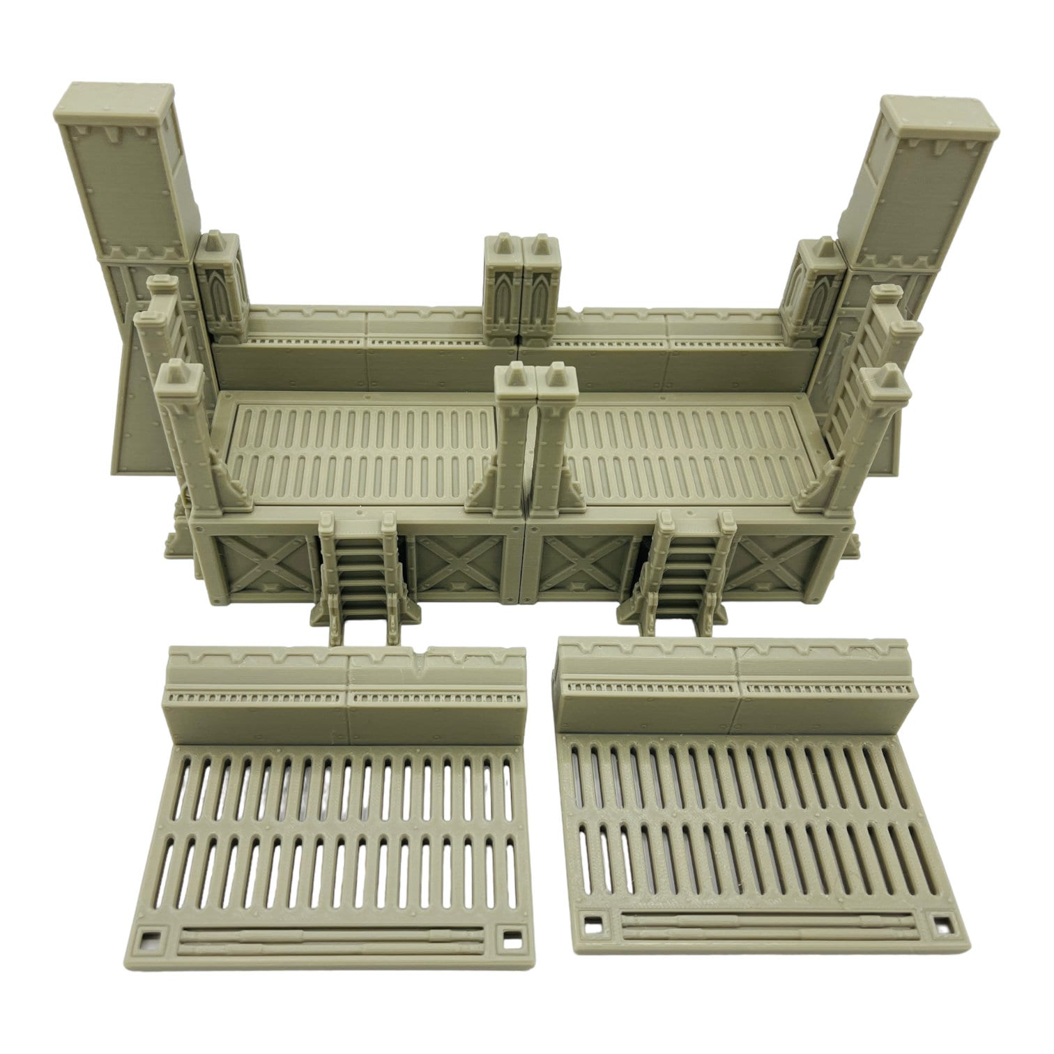 Ruins of the Empire Fortification 2 / Forbidden Prints / RPG and Wargame 3d Printed Tabletop Terrain / Licensed Printer