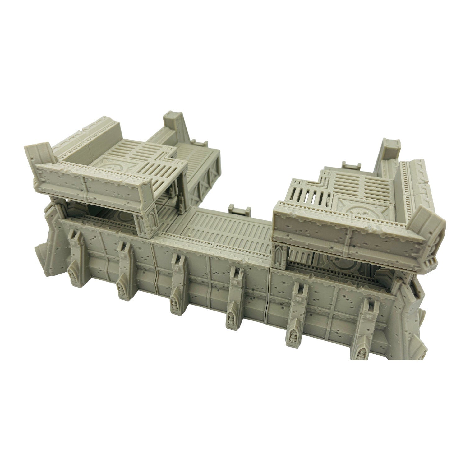 Ruins of the Empire Fortification HQ / Forbidden Prints / RPG and Wargame 3d Printed Tabletop Terrain / Licensed Printer