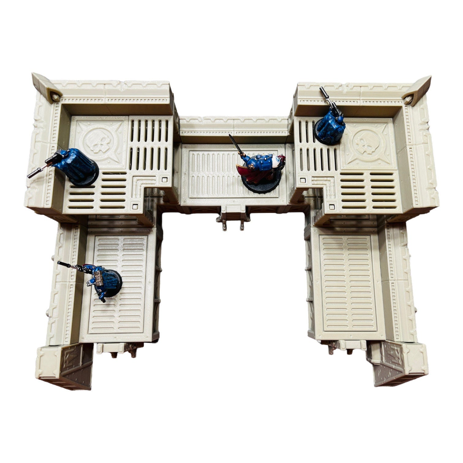 Ruins of the Empire Fortification HQ / Forbidden Prints / RPG and Wargame 3d Printed Tabletop Terrain / Licensed Printer