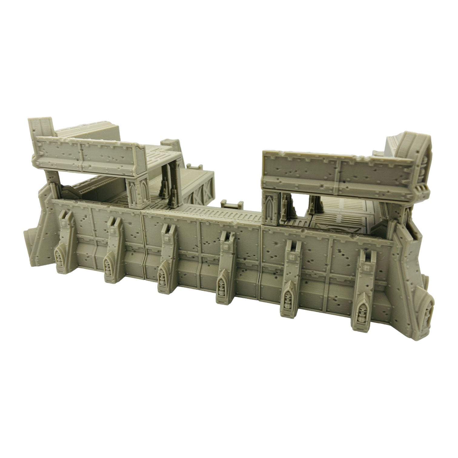 Ruins of the Empire Fortification HQ / Forbidden Prints / RPG and Wargame 3d Printed Tabletop Terrain / Licensed Printer