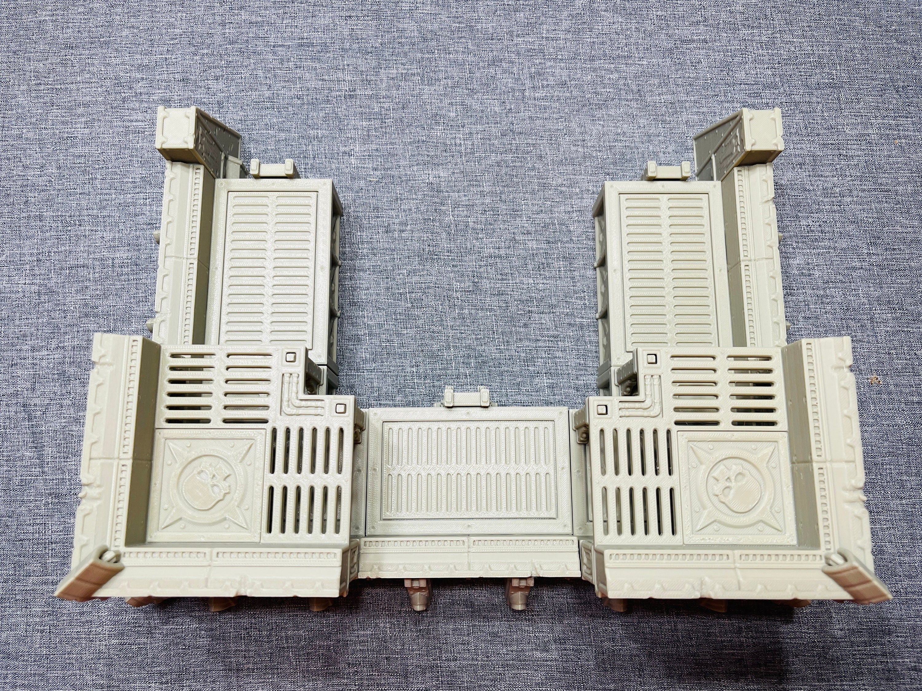 Ruins of the Empire Fortification HQ / Forbidden Prints / RPG and Wargame 3d Printed Tabletop Terrain / Licensed Printer