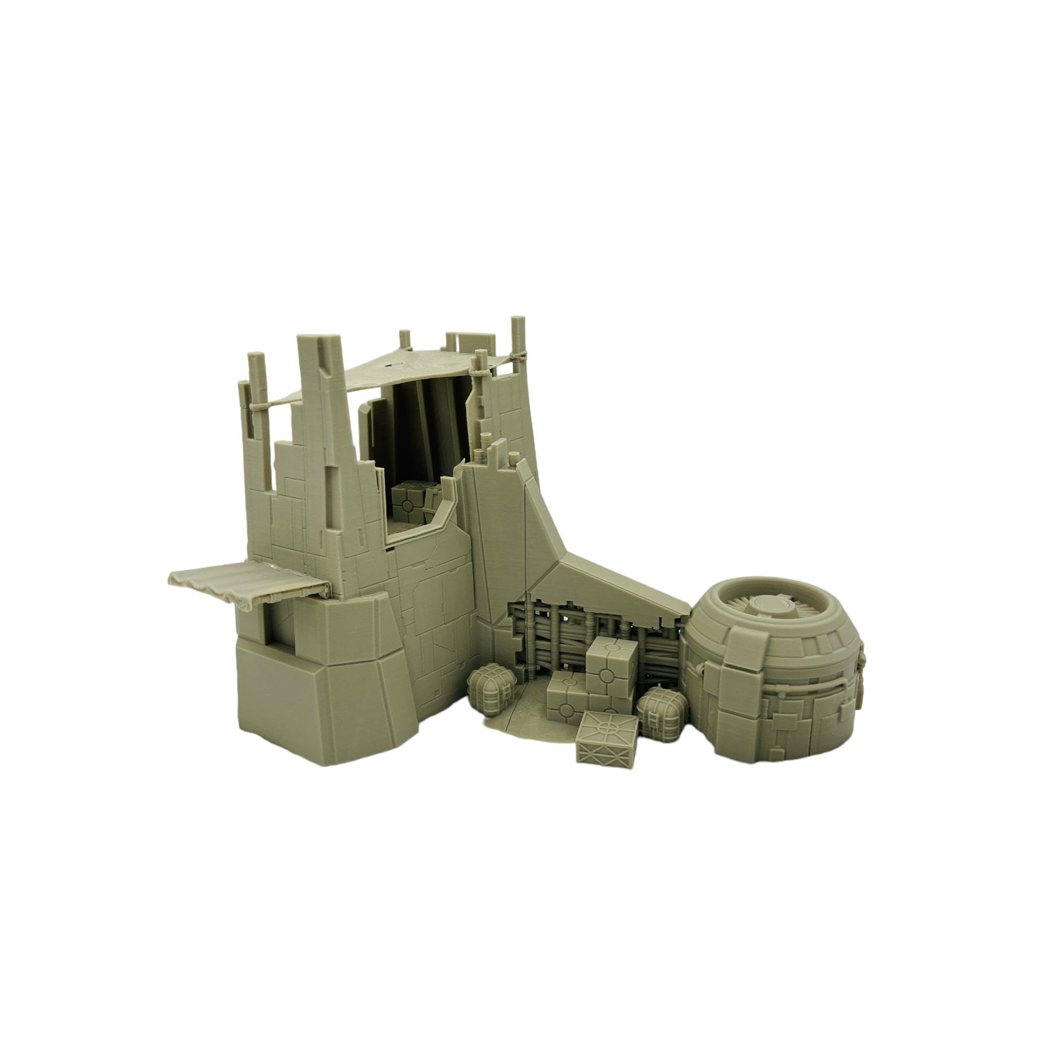 Supply Outpost / Multiverse / A Distant Outpost / Legion and Sci-Fi 3D printed tabletop terrain for wargames / Licensed Printer
