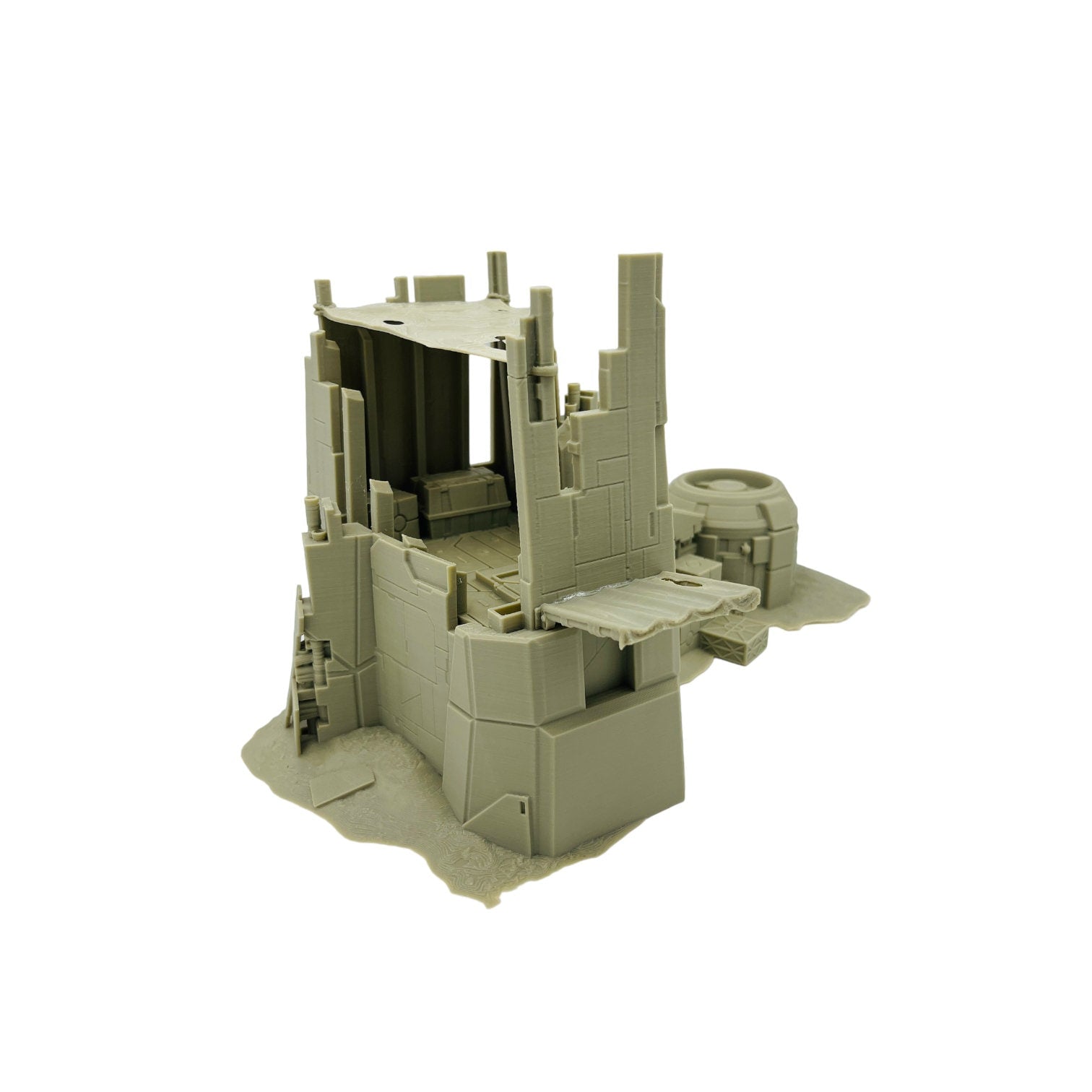 Supply Outpost / Multiverse / A Distant Outpost / Legion and Sci-Fi 3D printed tabletop terrain for wargames / Licensed Printer