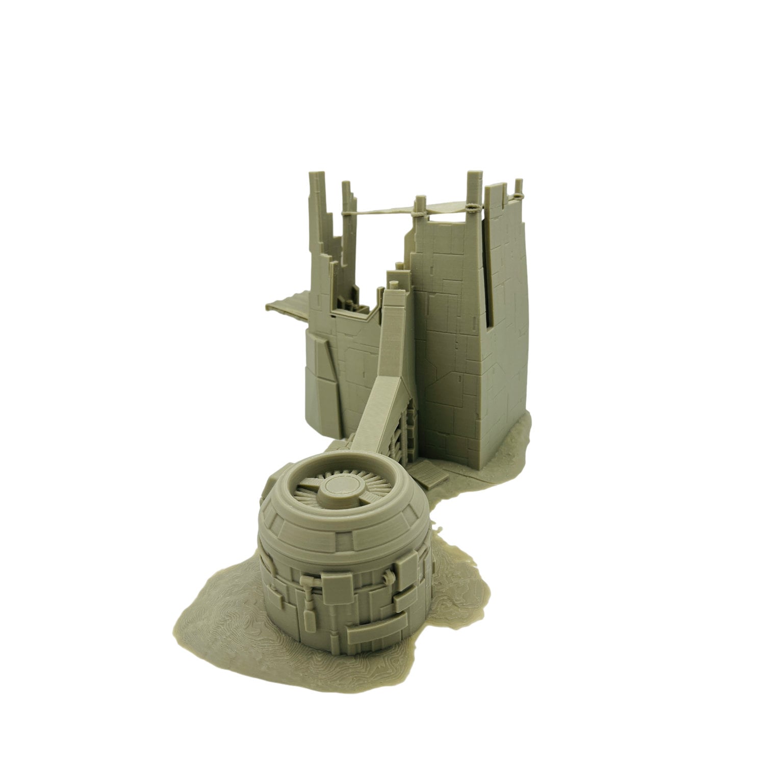 Supply Outpost / Multiverse / A Distant Outpost / Legion and Sci-Fi 3D printed tabletop terrain for wargames / Licensed Printer