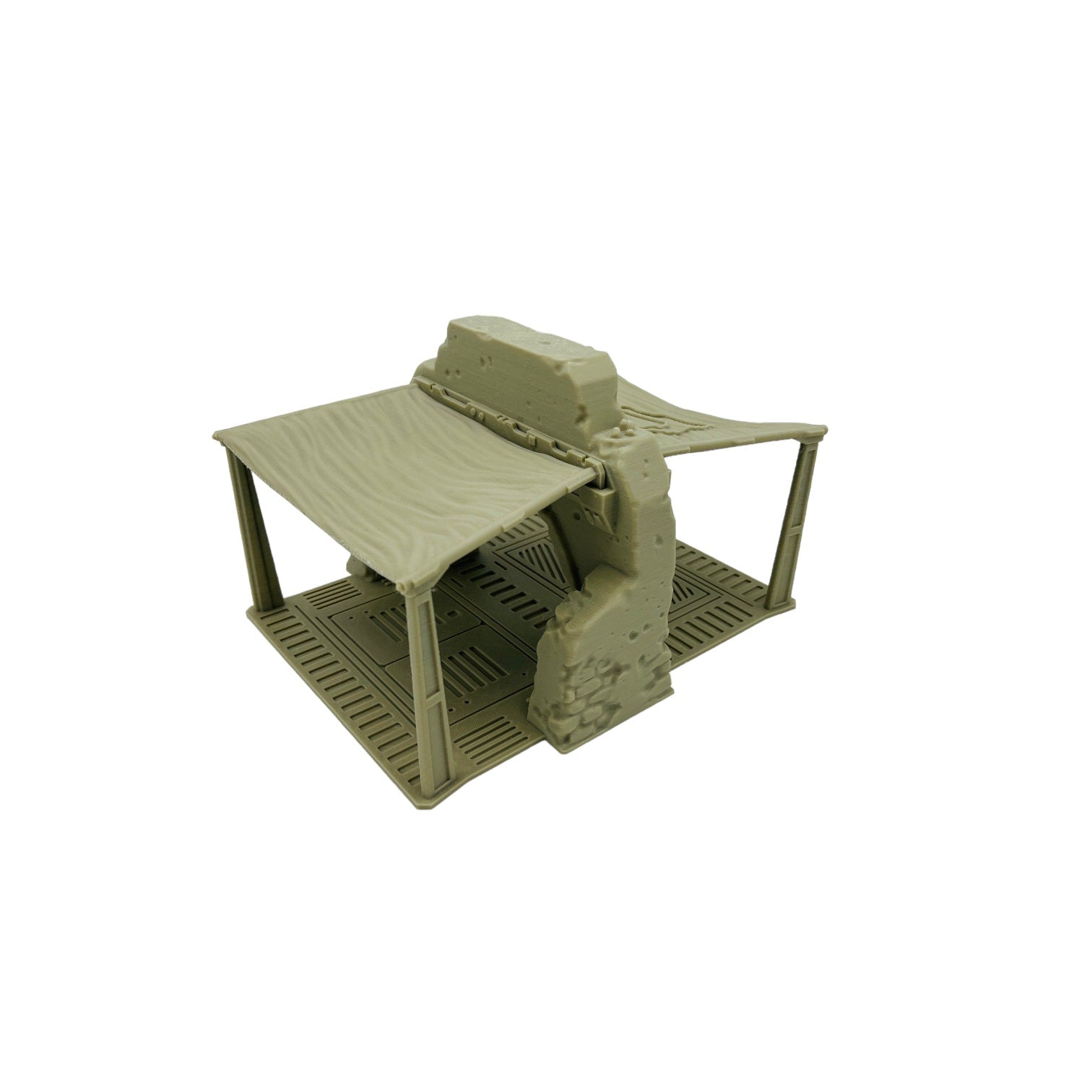 Outpost Market Stall by Jesús Labiano / Legion / 40k / Shatterpoint / Licensed On-Line Printer / Print to Order
