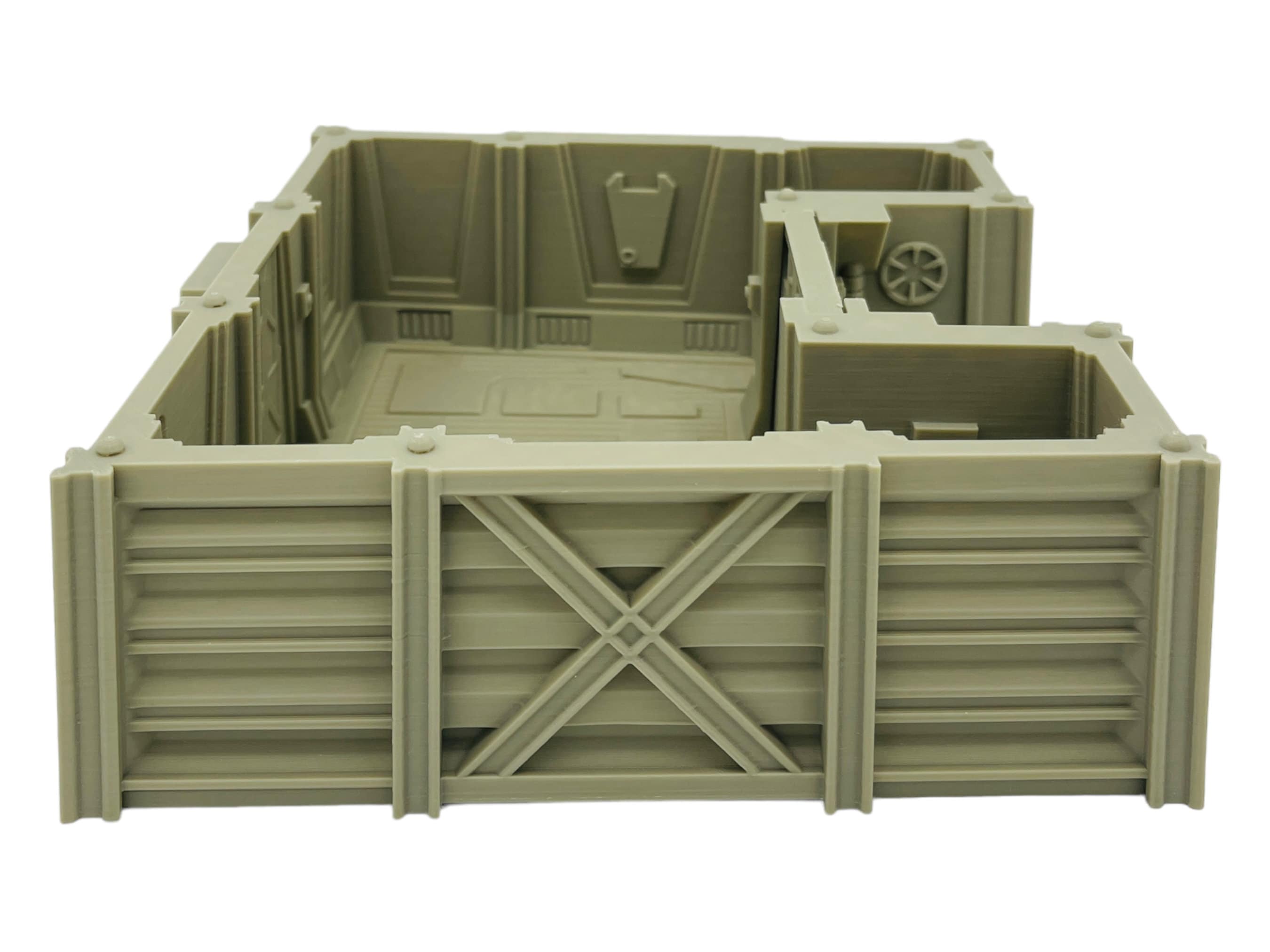 Imperial Bunker w/ Barricades / Txarli Factory / Legion and Wargame 3d Printed Tabletop Terrain / Licensed Printer