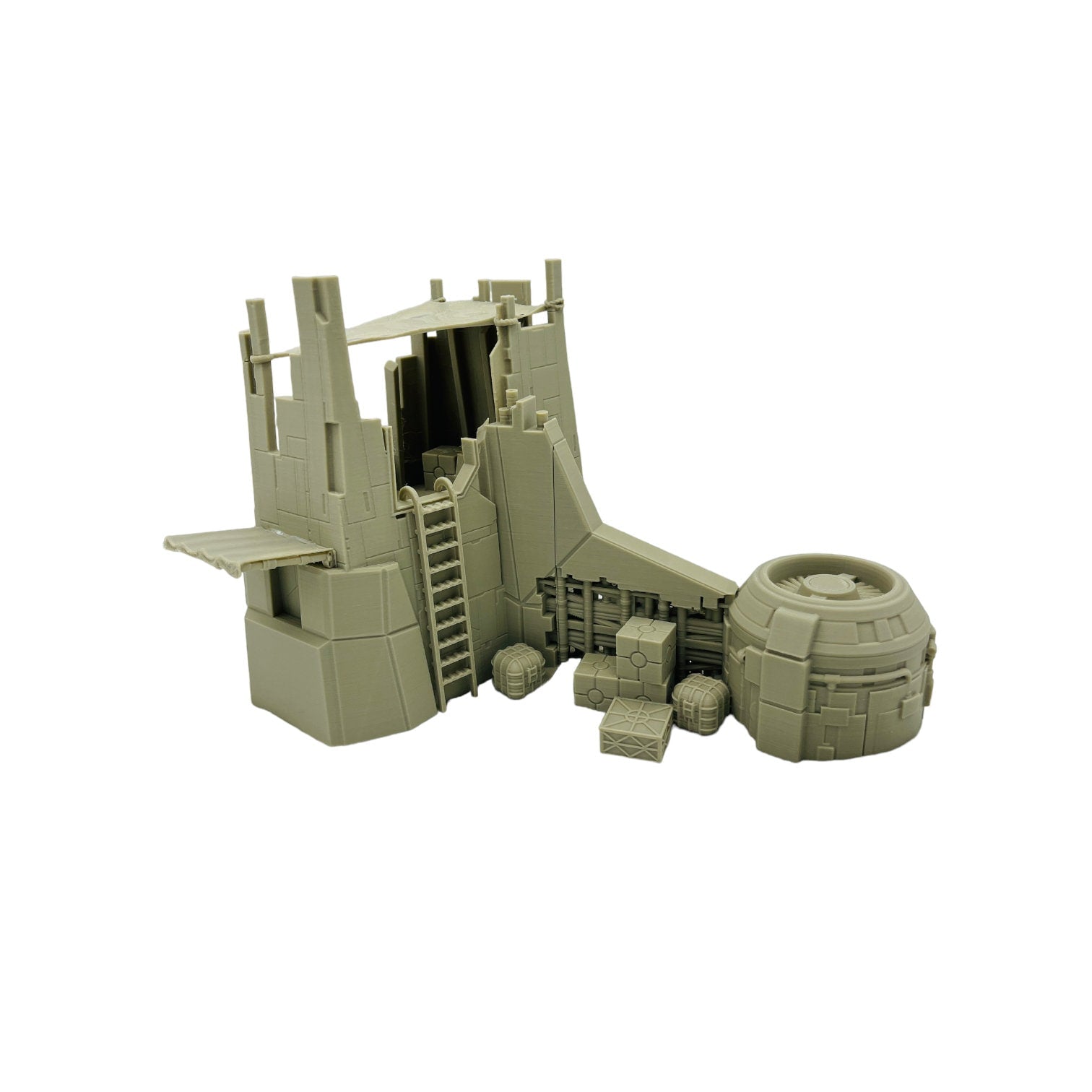 Supply Outpost / Multiverse / A Distant Outpost / Legion and Sci-Fi 3D printed tabletop terrain for wargames / Licensed Printer
