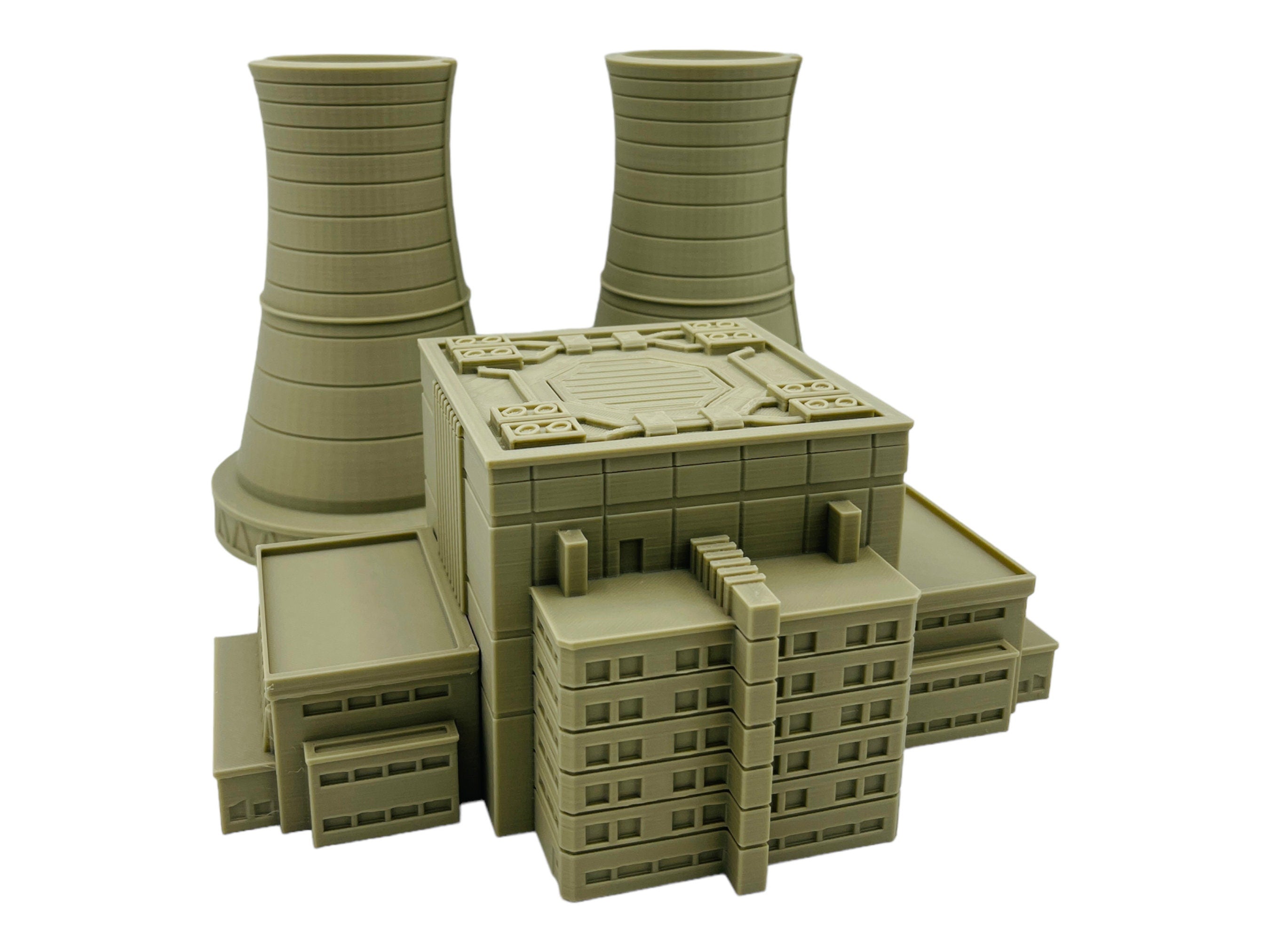 Mecha City Power Plant - Epic Scale Terrain (6mm - 8mm compatible)