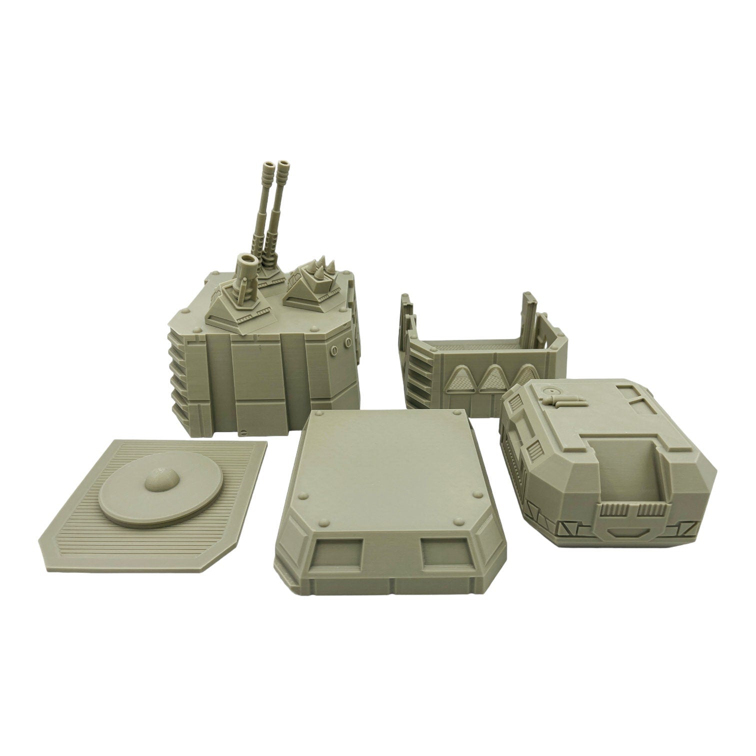 Modular Defense Turret/ Txarli Factory / SW Legion / 40k / Sci-Fi / 3d Printed Tabletop Terrain /