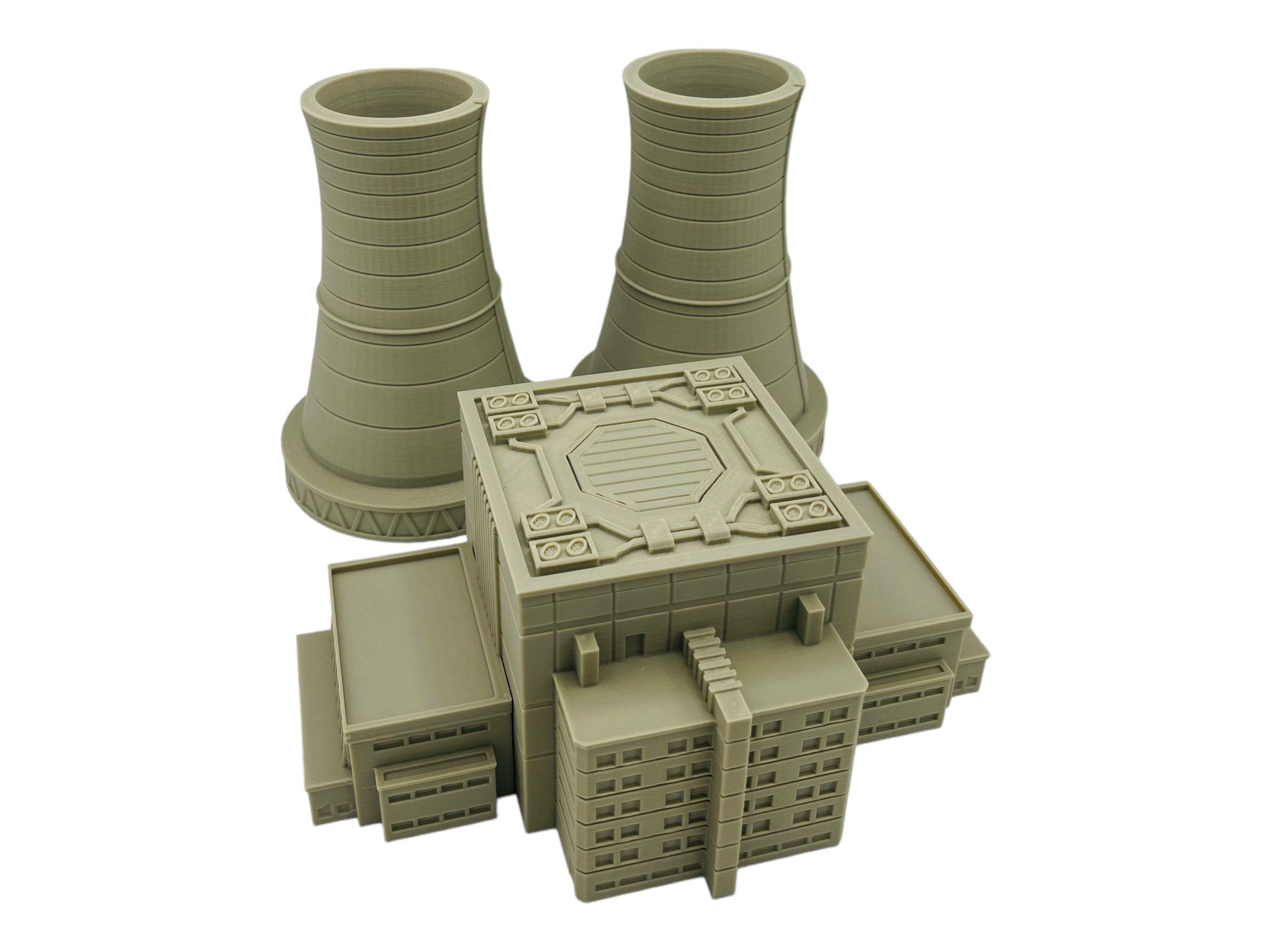 Mecha City Power Plant - Epic Scale Terrain (6mm - 8mm compatible)