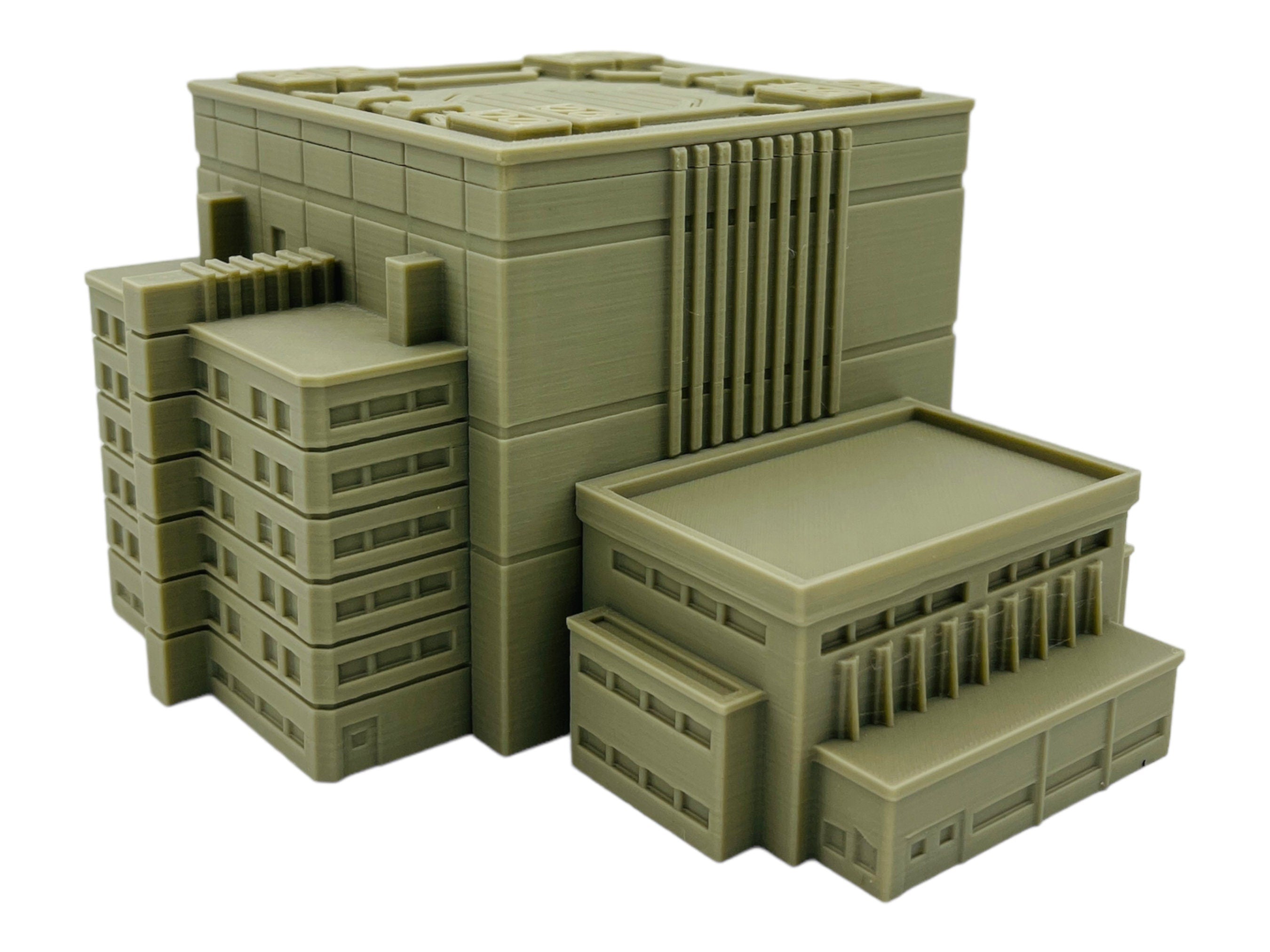 Mecha City Power Plant - Epic Scale Terrain (6mm - 8mm compatible)