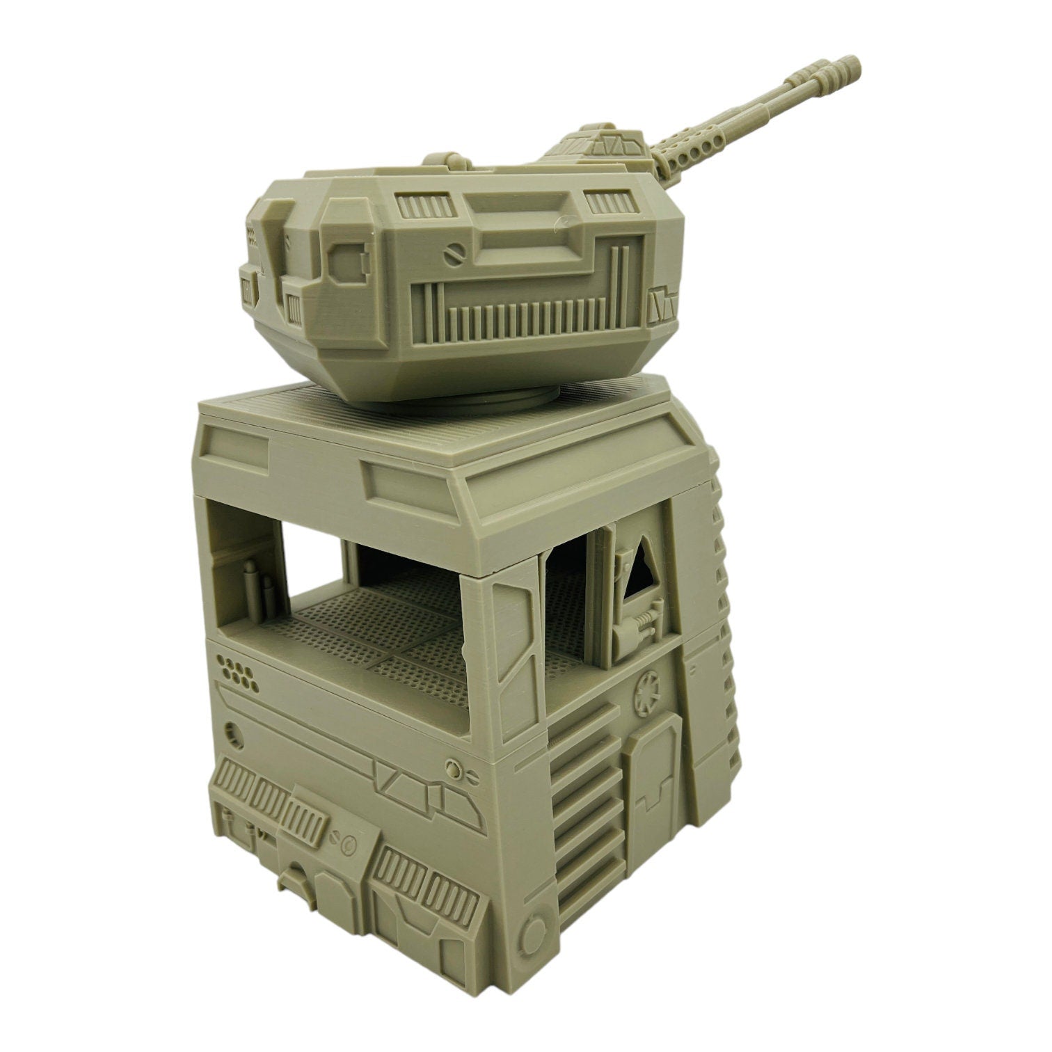 Modular Defense Turret/ Txarli Factory / SW Legion / 40k / Sci-Fi / 3d Printed Tabletop Terrain /