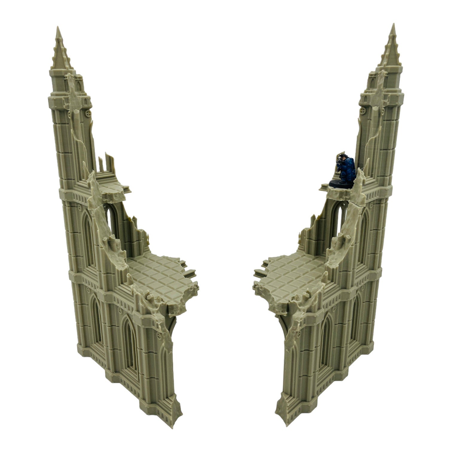 Imperial Ruins 1 / 40k Terrain / Legion Terrain / 3d Printed Tabletop Terrain / Sacrusmundus Licensed Printer