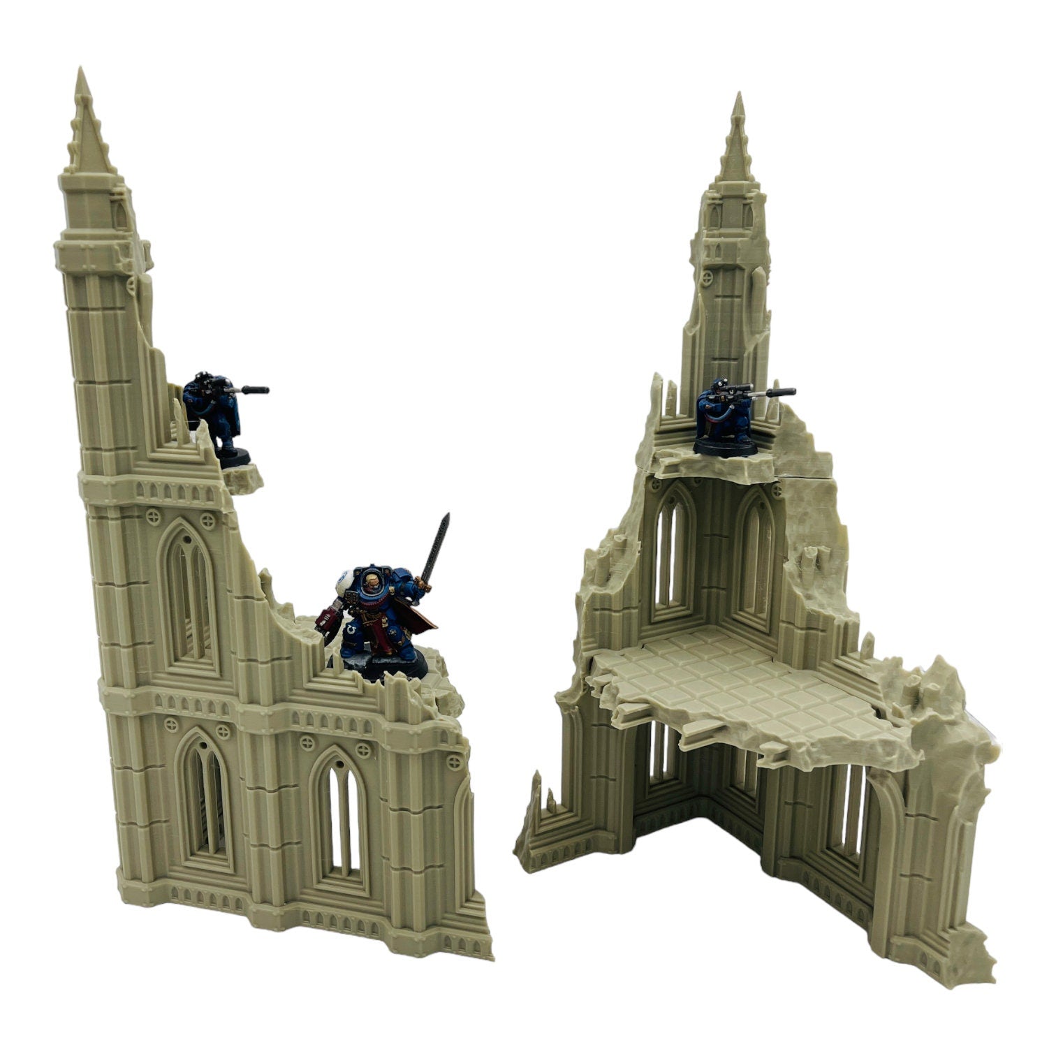 Imperial Ruins 1 / 40k Terrain / Legion Terrain / 3d Printed Tabletop Terrain / Sacrusmundus Licensed Printer