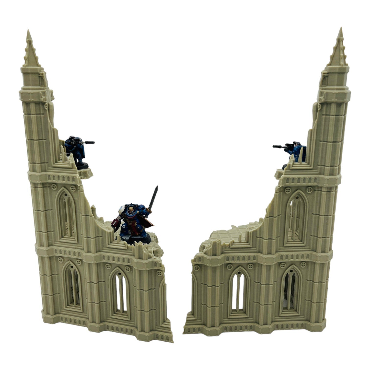 Imperial Ruins 1 / 40k Terrain / Legion Terrain / 3d Printed Tabletop Terrain / Sacrusmundus Licensed Printer