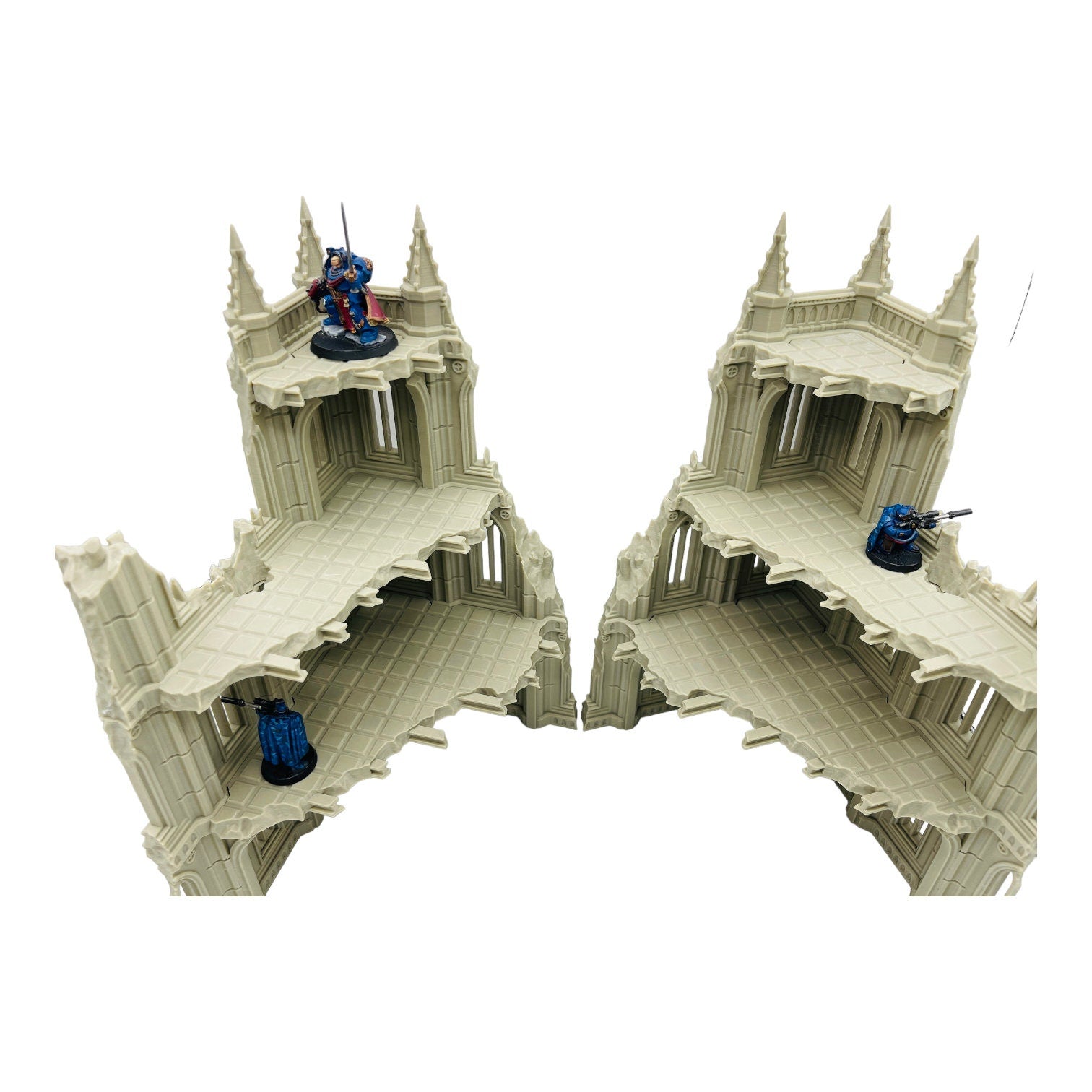 Imperial Ruins 4 / 40k Terrain / Legion Terrain / 3d Printed Tabletop Terrain / Sacrusmundus Licensed Printer