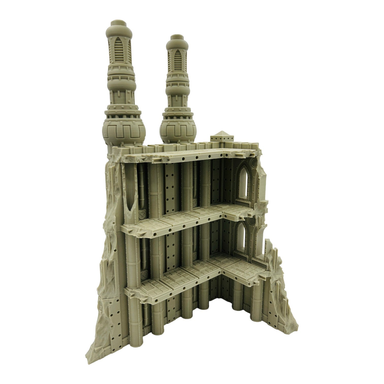 Imperial Industrial Ruins 2 / 40k Terrain / Legion Terrain / Grimdark Tabletop Terrain / Sacrusmundus Licensed Printer