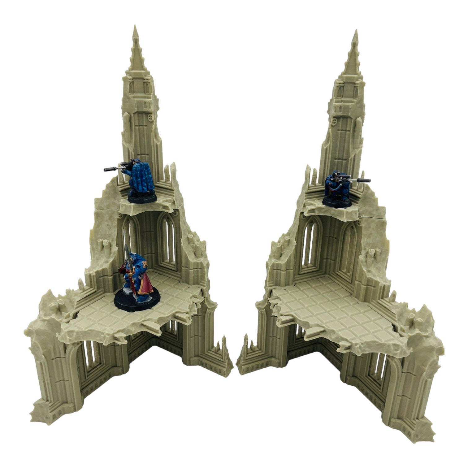 Imperial Ruins 1 / 40k Terrain / Legion Terrain / 3d Printed Tabletop Terrain / Sacrusmundus Licensed Printer