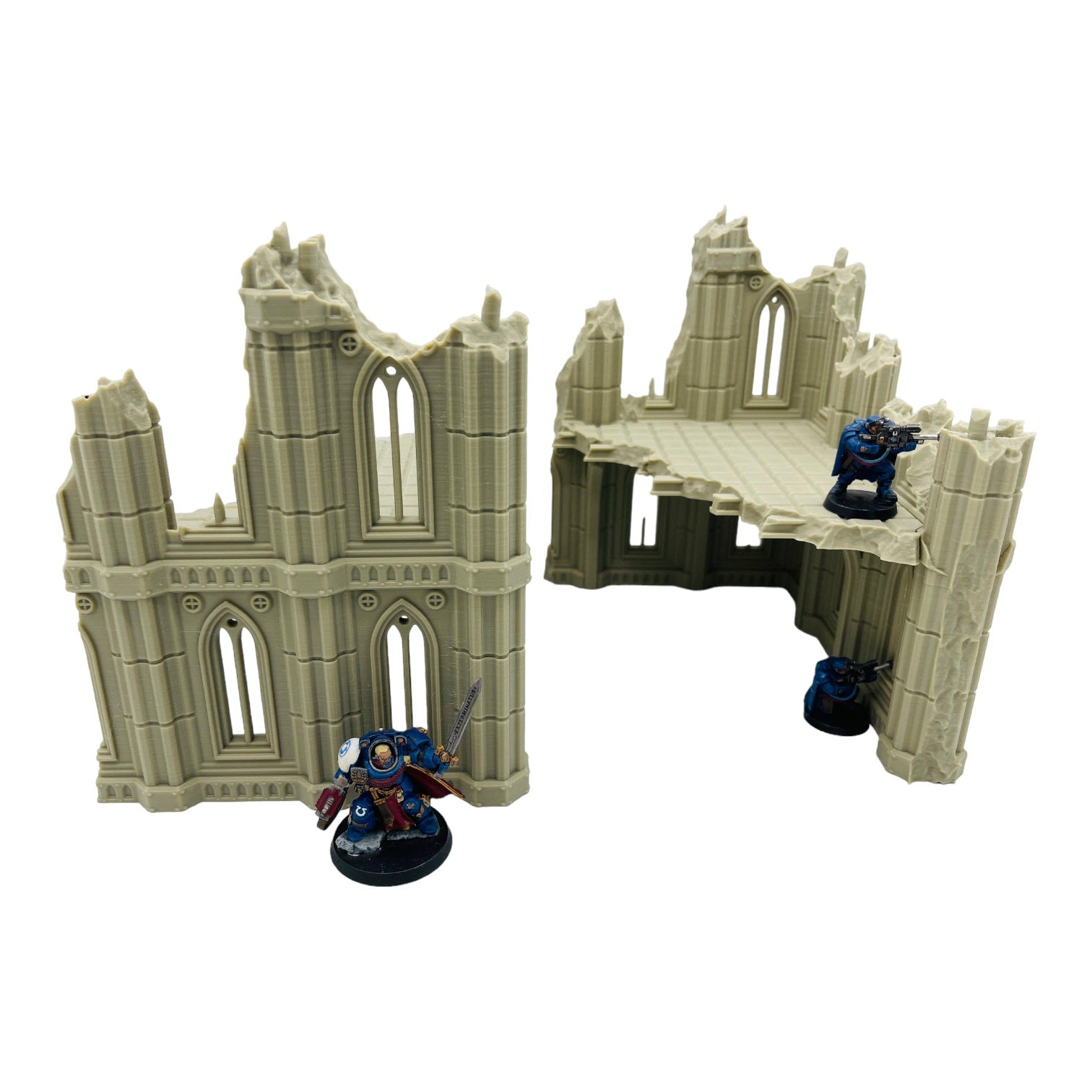 Imperial Ruins 2 / 40k Terrain / Legion Terrain / 3d Printed Tabletop Terrain / Sacrusmundus Licensed Printer