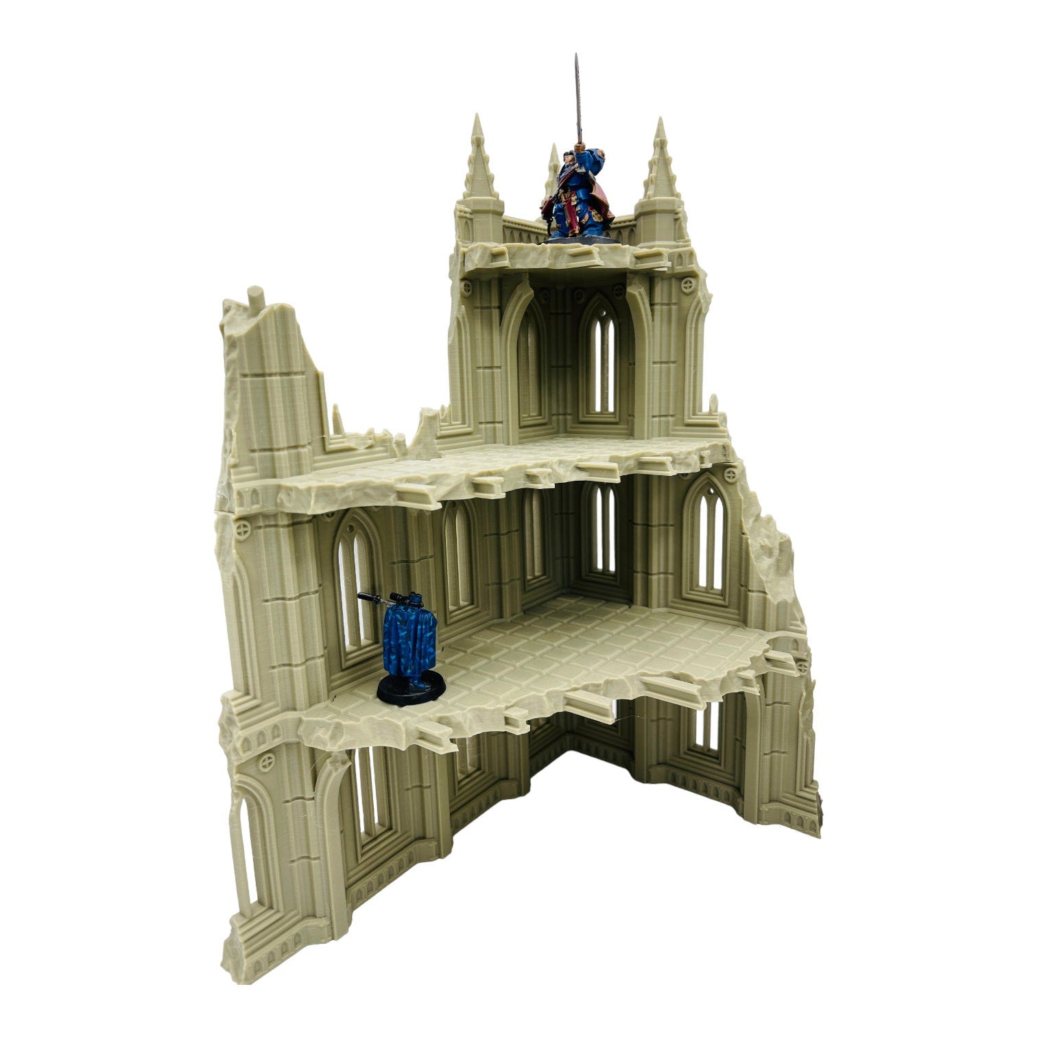 Imperial Ruins 4 / 40k Terrain / Legion Terrain / 3d Printed Tabletop Terrain / Sacrusmundus Licensed Printer