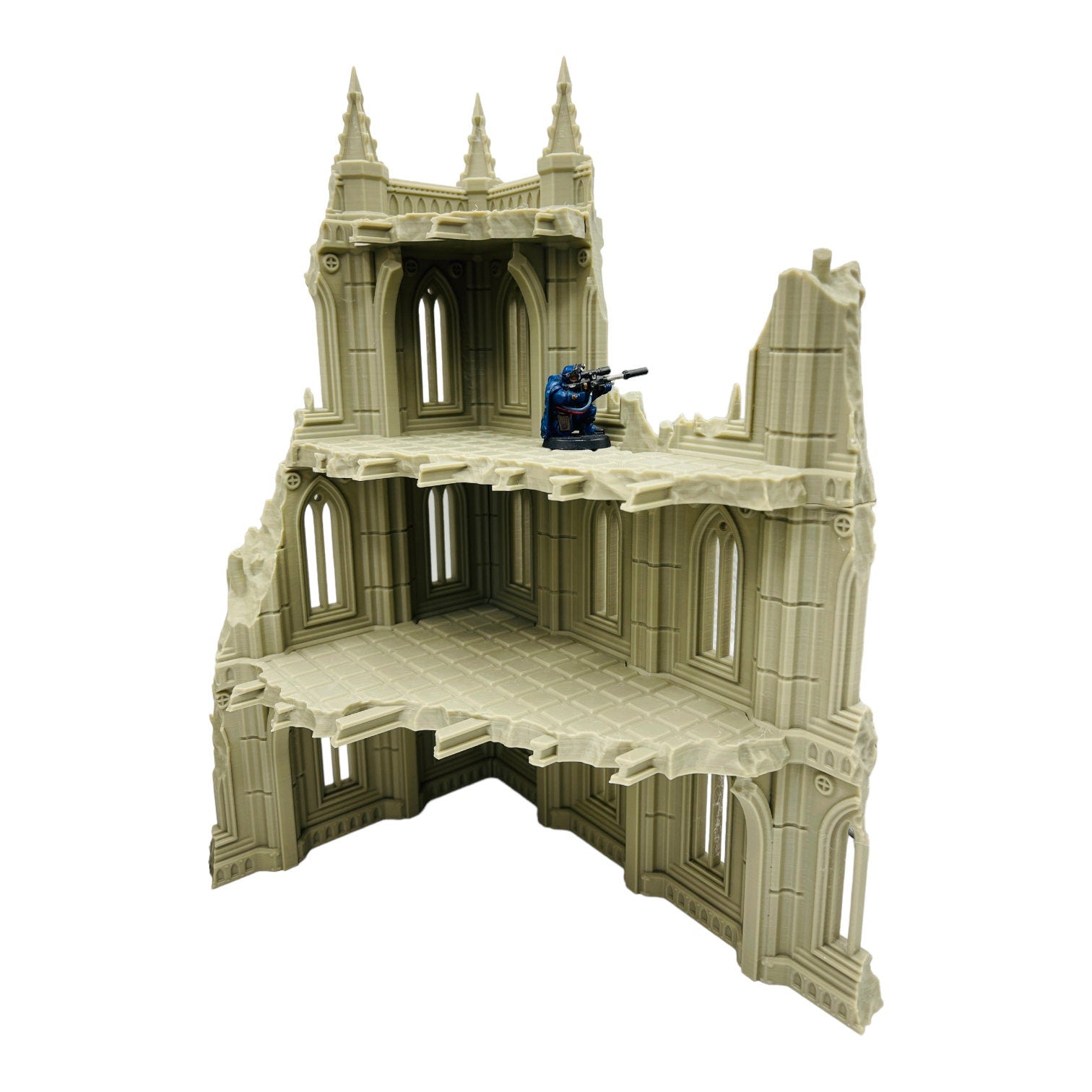 Imperial Ruins 4 / 40k Terrain / Legion Terrain / 3d Printed Tabletop Terrain / Sacrusmundus Licensed Printer