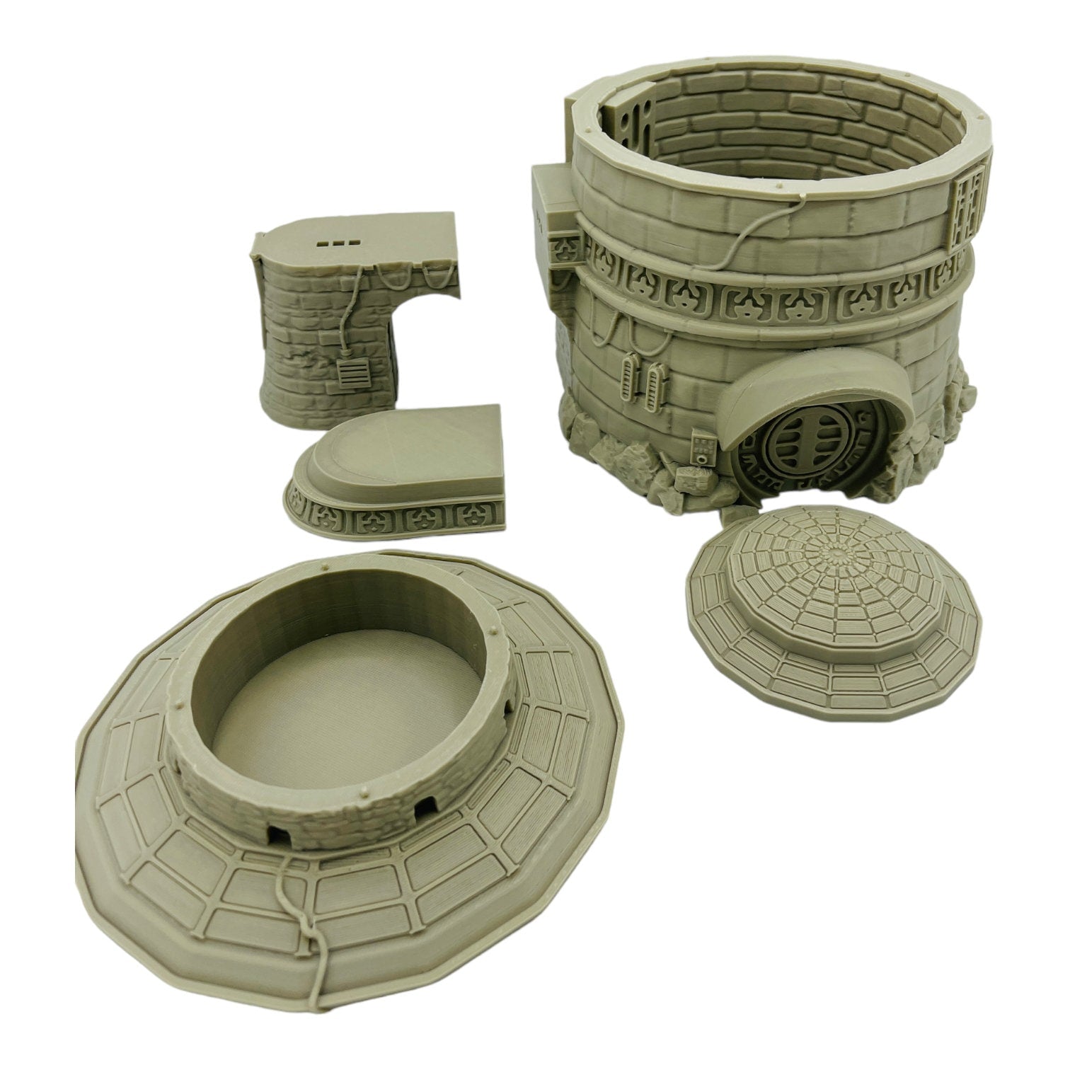 Bo'Ghtan's Antiquities/ Multiverse / Ancient Starport / Legion and Sci-Fi 3D printed tabletop terrain for wargames / Licensed Printer