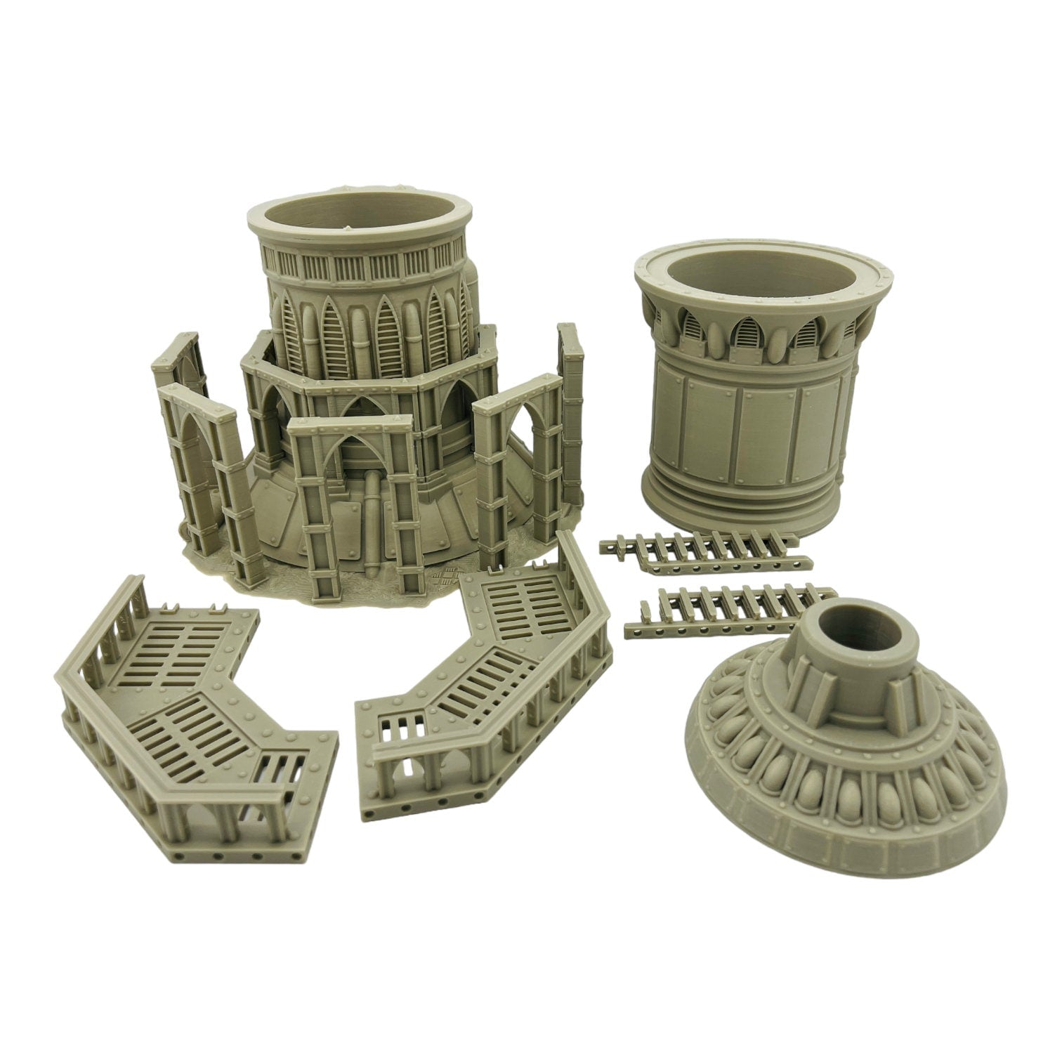 Imperial Industrial Platform 1 / 40k Terrain / Legion Terrain / Grimdark Tabletop Terrain / Sacrusmundus Licensed Printer