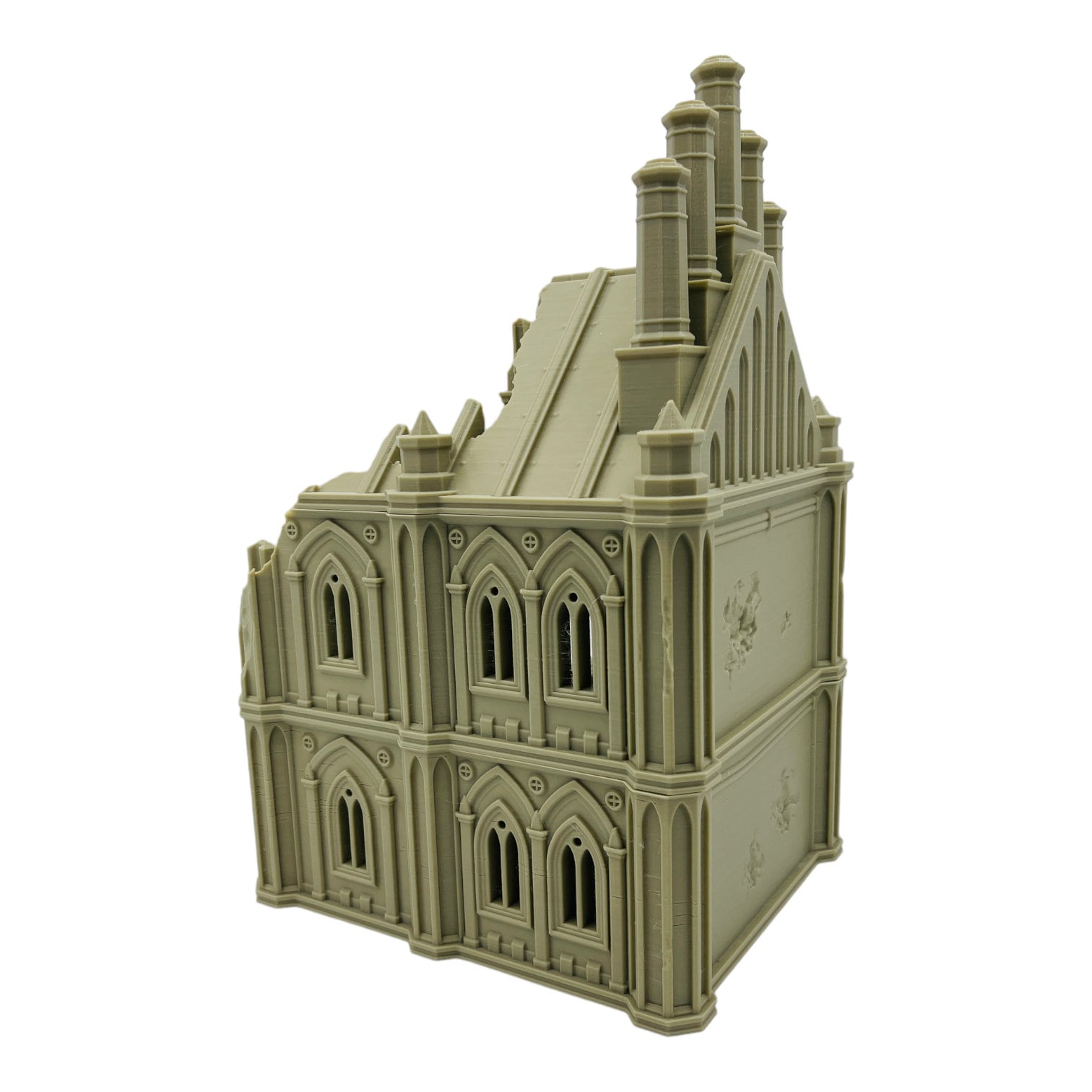 Imperial Industrial Ruins 1 / 40k Terrain / Legion Terrain / Grimdark Tabletop Terrain / Sacrusmundus Licensed Printer