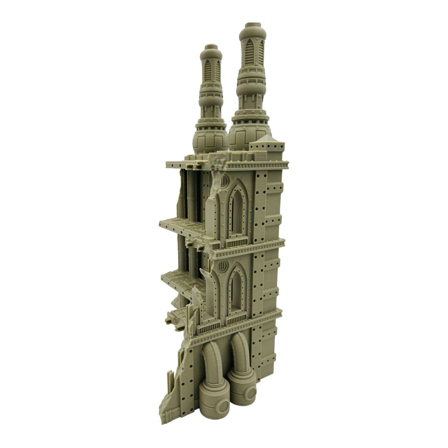 Imperial Industrial Ruins 2 / 40k Terrain / Legion Terrain / Grimdark Tabletop Terrain / Sacrusmundus Licensed Printer