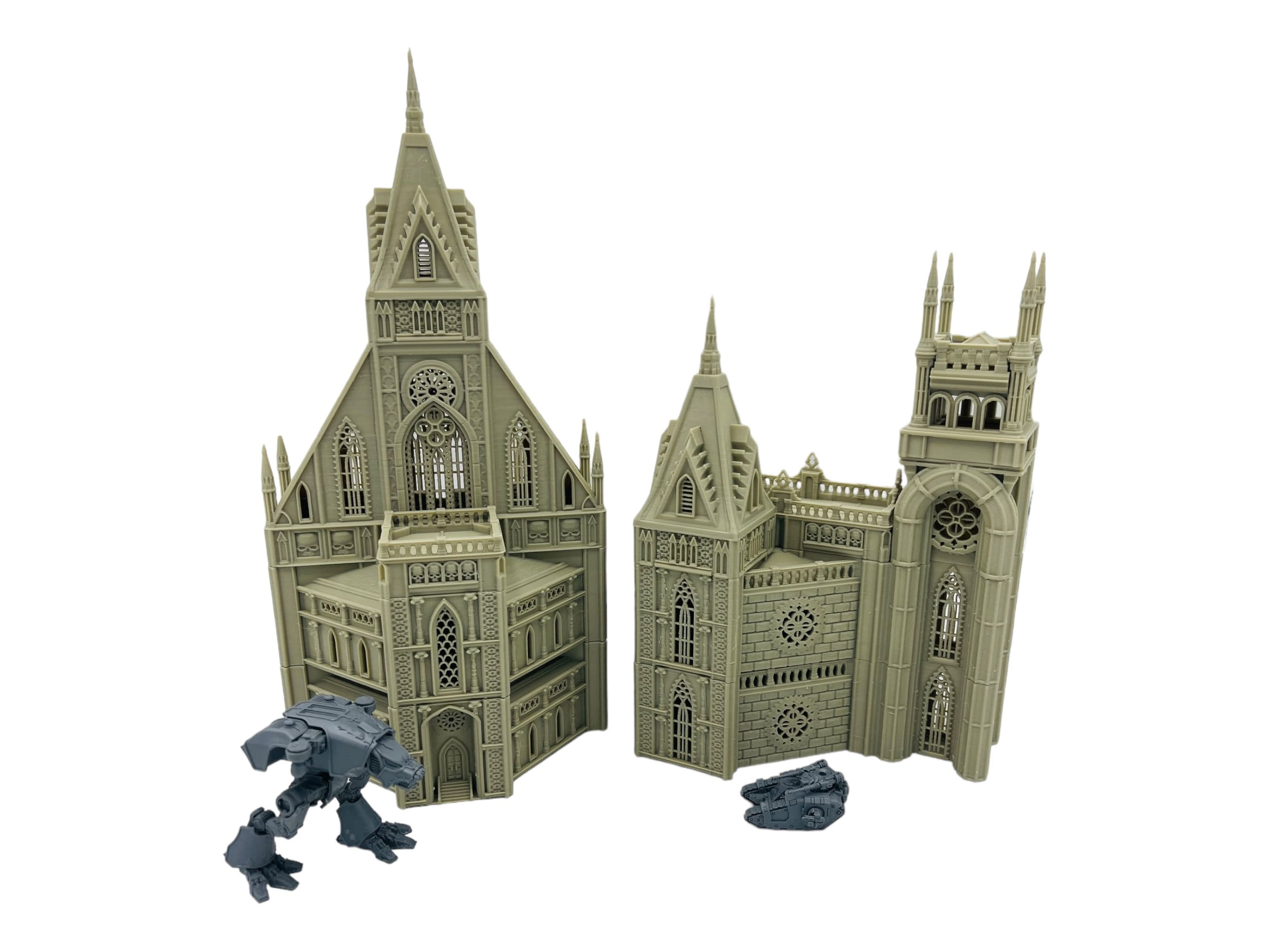 Imperialis Gothic Bundle 3 - Epic Scale Terrain (6mm - 8mm compatible) / Imperialis / Alpha Stike / Titanticus