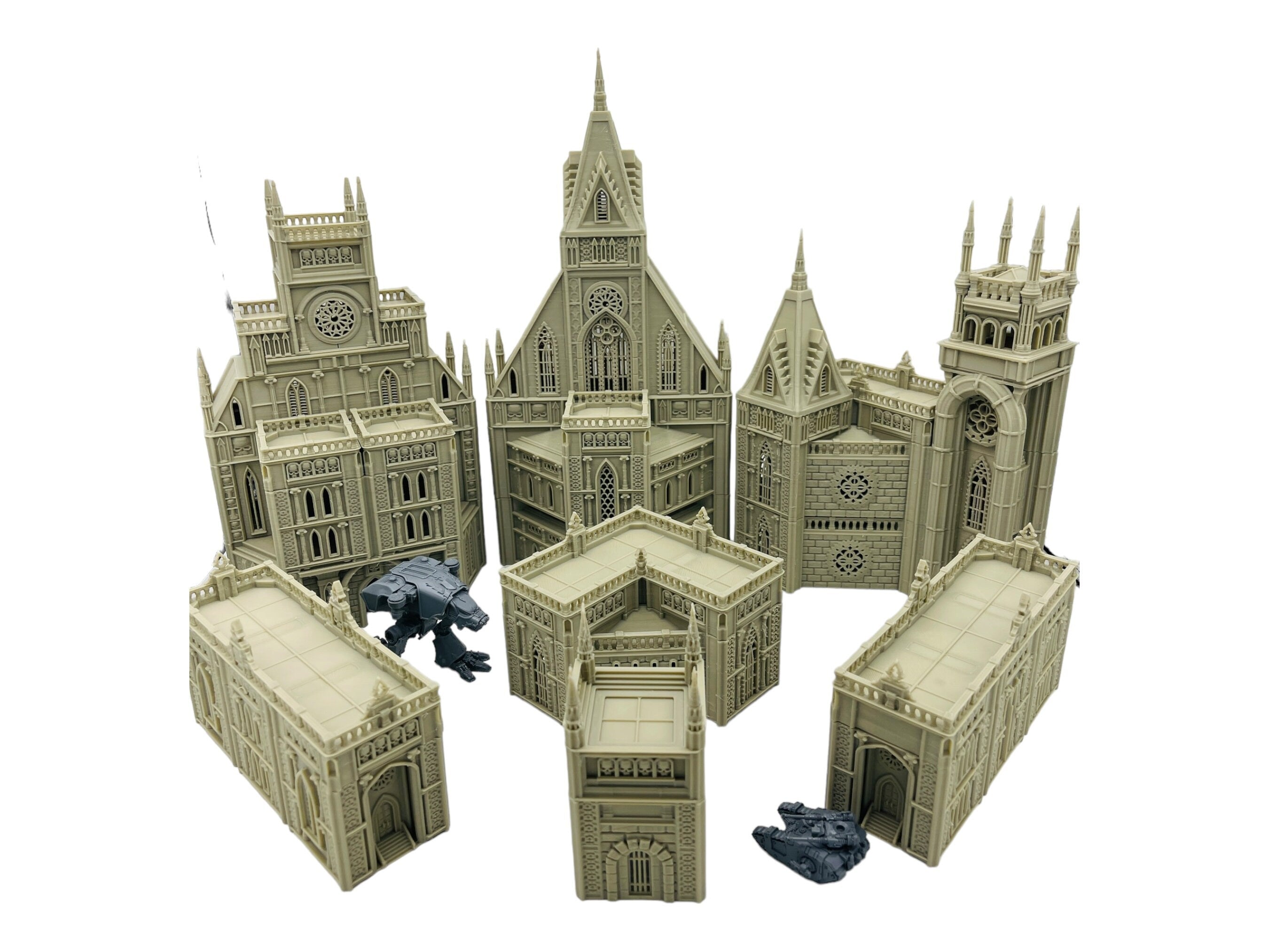 Imperialis Gothic Bundle 3 - Epic Scale Terrain (6mm - 8mm compatible) / Imperialis / Alpha Stike / Titanticus