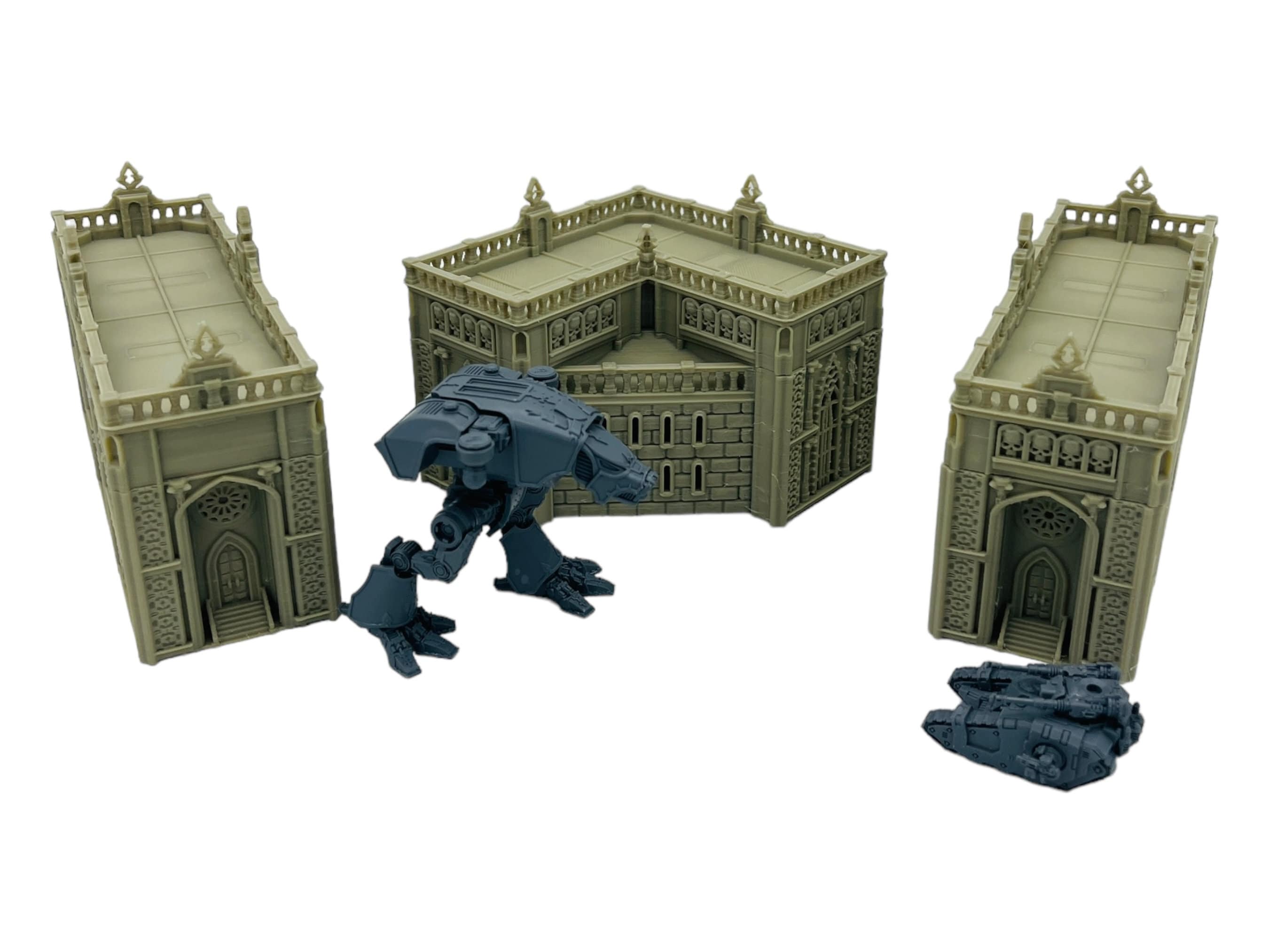 Imperialis Gothic Bundle 3 - Epic Scale Terrain (6mm - 8mm compatible) / Imperialis / Alpha Stike / Titanticus