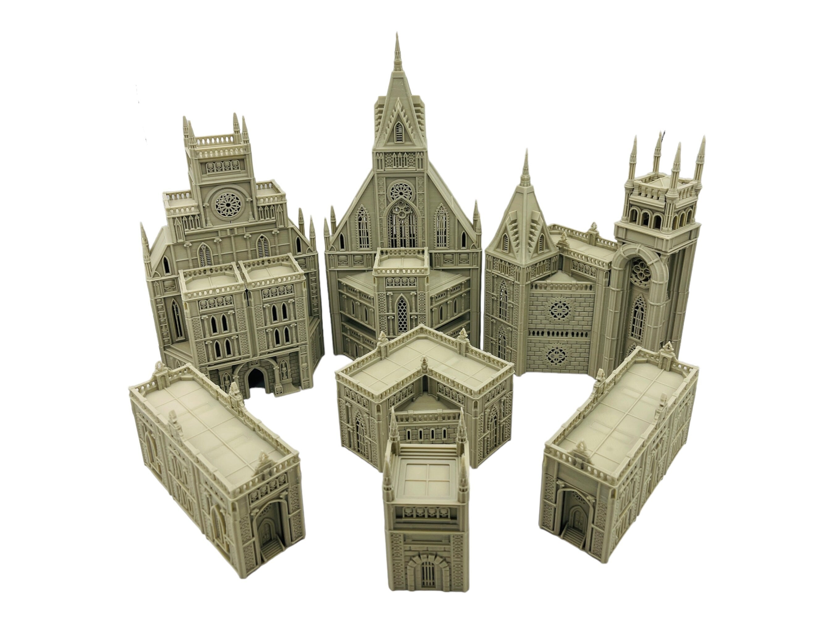 Imperialis Gothic Bundle 3 - Epic Scale Terrain (6mm - 8mm compatible) / Imperialis / Alpha Stike / Titanticus