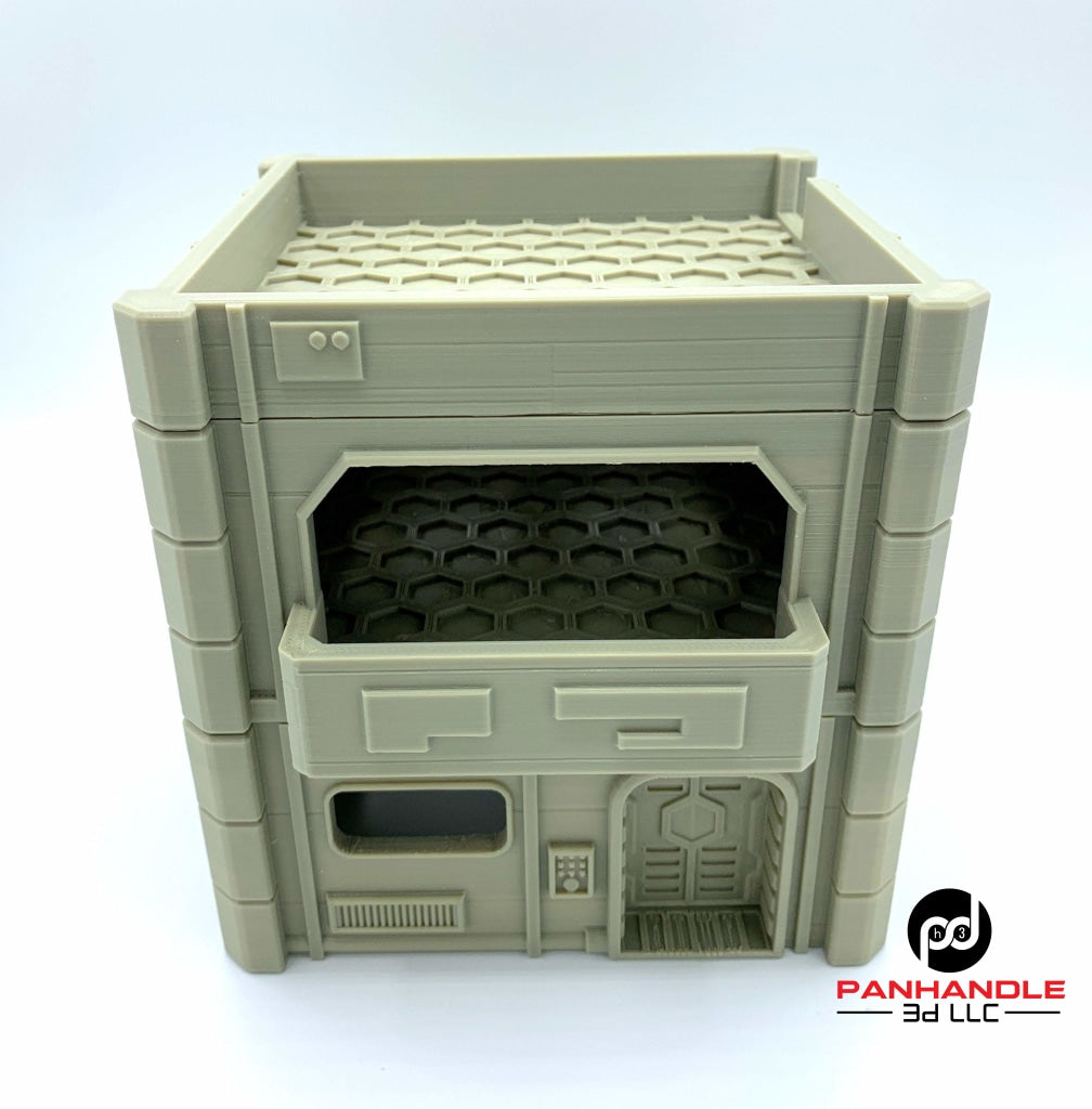 MidRim City Medium House D / Corvus Games Terrain Licensed
