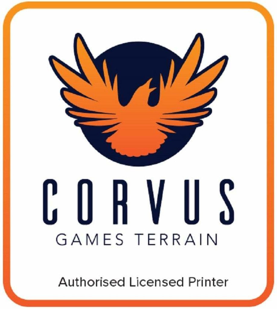 MidRim City Medium House D / Corvus Games Terrain Licensed