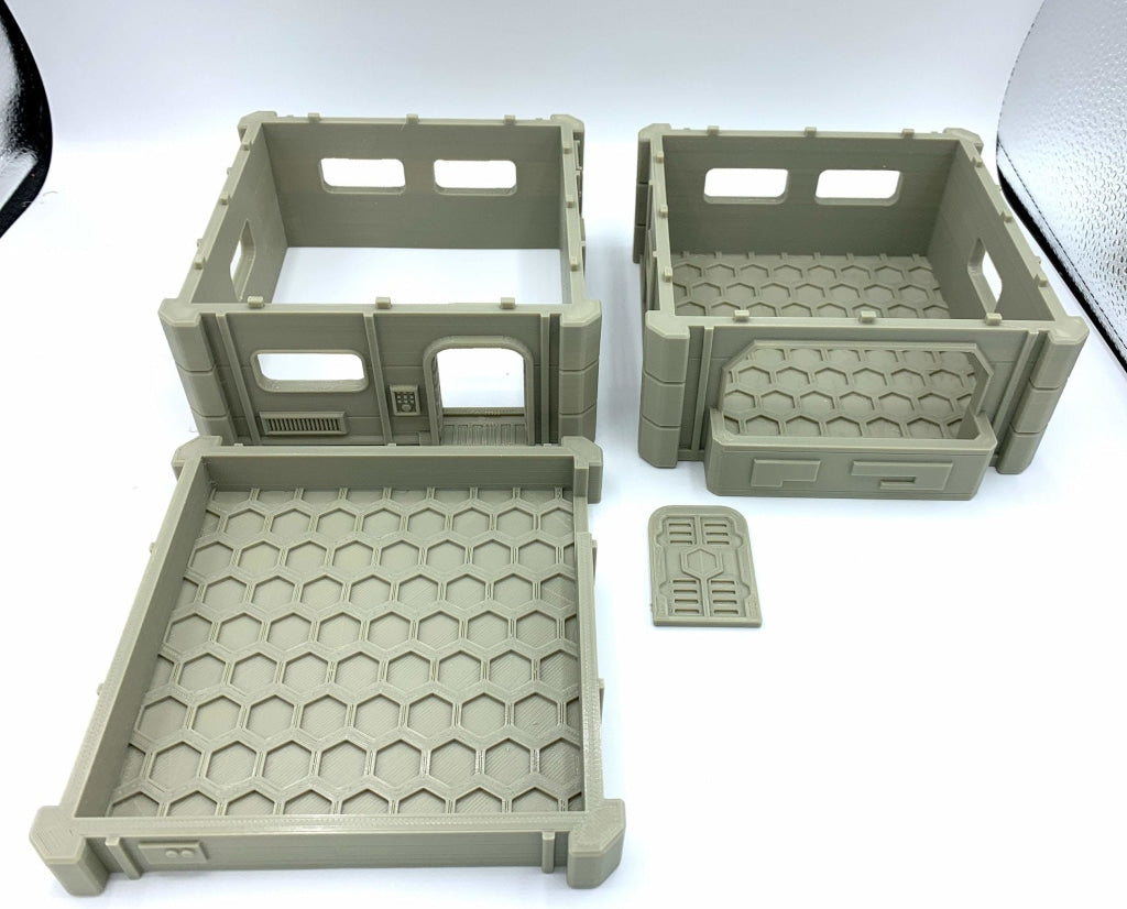 MidRim City Medium House D / Corvus Games Terrain Licensed