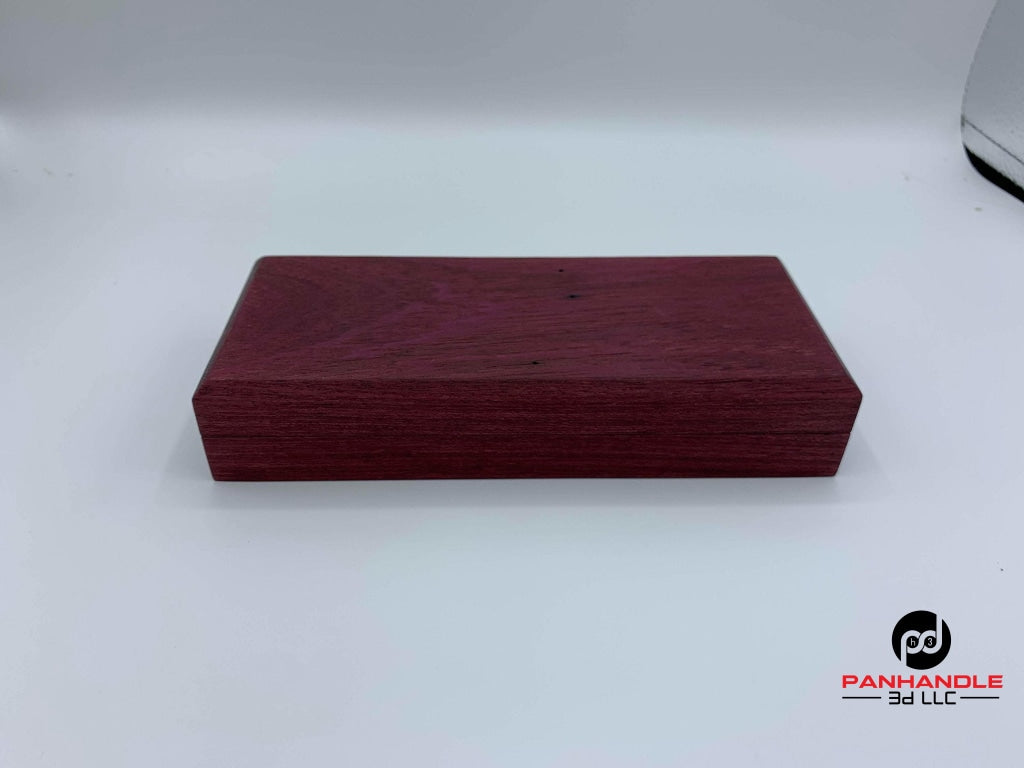 Purple Heart Hardwood Dice Box - Uncommon Wood Class - EDC -