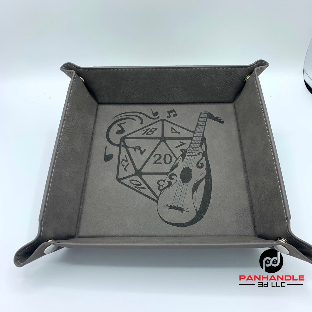 RPG Laser Engraved RPG Snap Up Dice Tray - Multiple Color