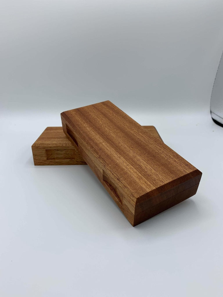 Striped Sapele Hardwood Dice Box - Common Wood Class - EDC -