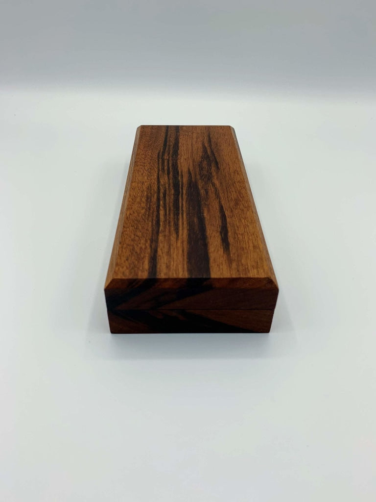 Tigerwood Hardwood Dice Box - Rare Wood Class - EDC - PH3D -