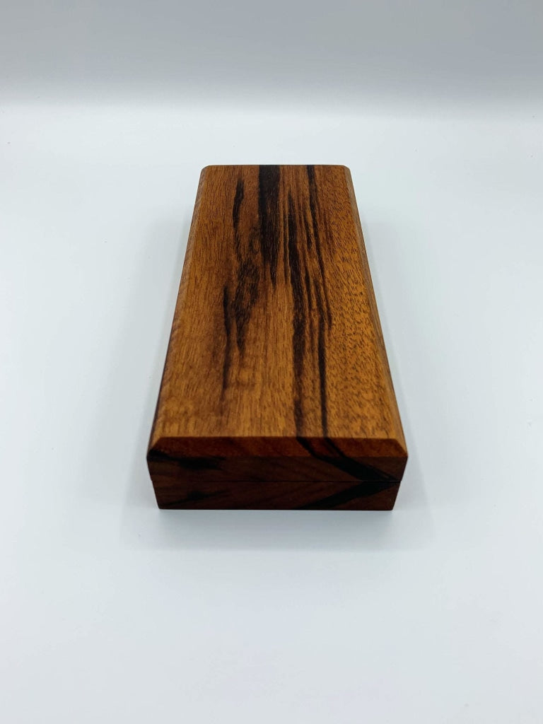 Tigerwood Hardwood Dice Box - Rare Wood Class - EDC - PH3D -