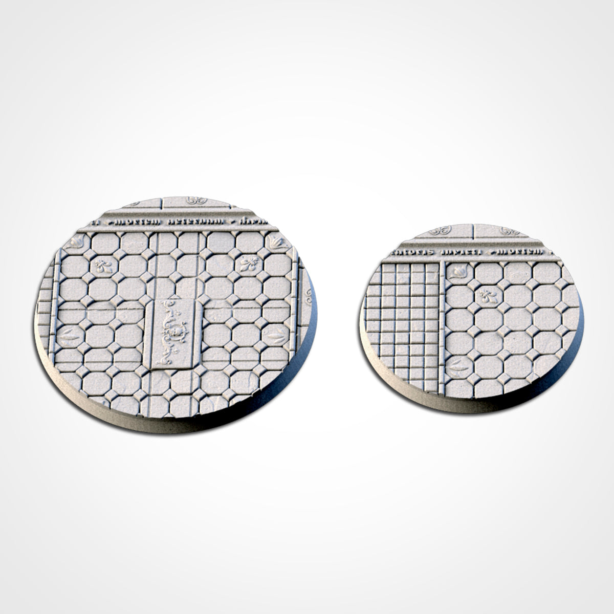 Royal Palace Miniature Bases – 25mm 28mm 32mm 40mm 50mm 60mm and Larger Fantasy Scenic Resin Bases for Tabletop Wargaming & RPG