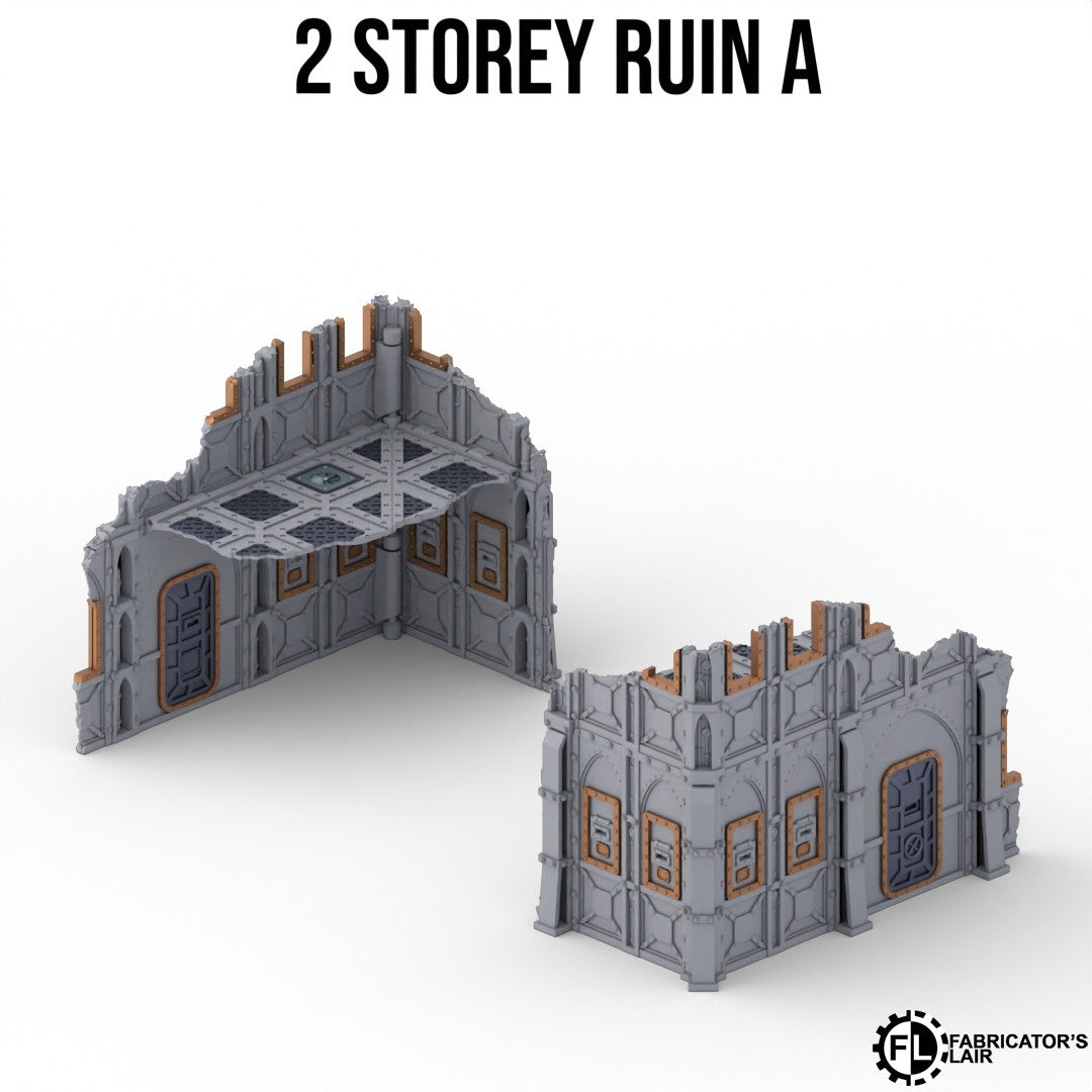 Fortified Bastion Terrain System – Foldable Tabletop Battlefield Scenery