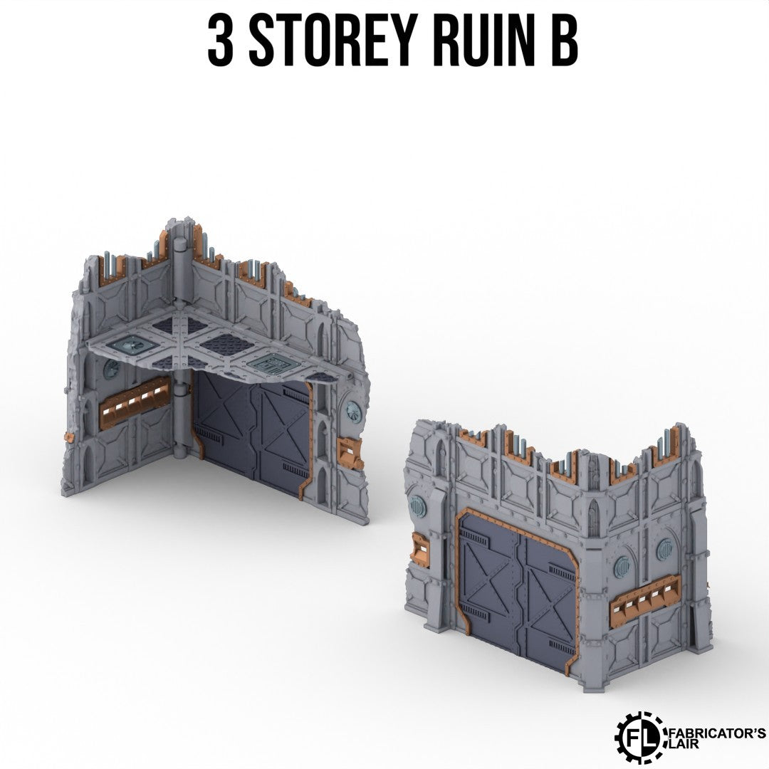 Fortified Bastion Terrain System – Foldable Tabletop Battlefield Scenery