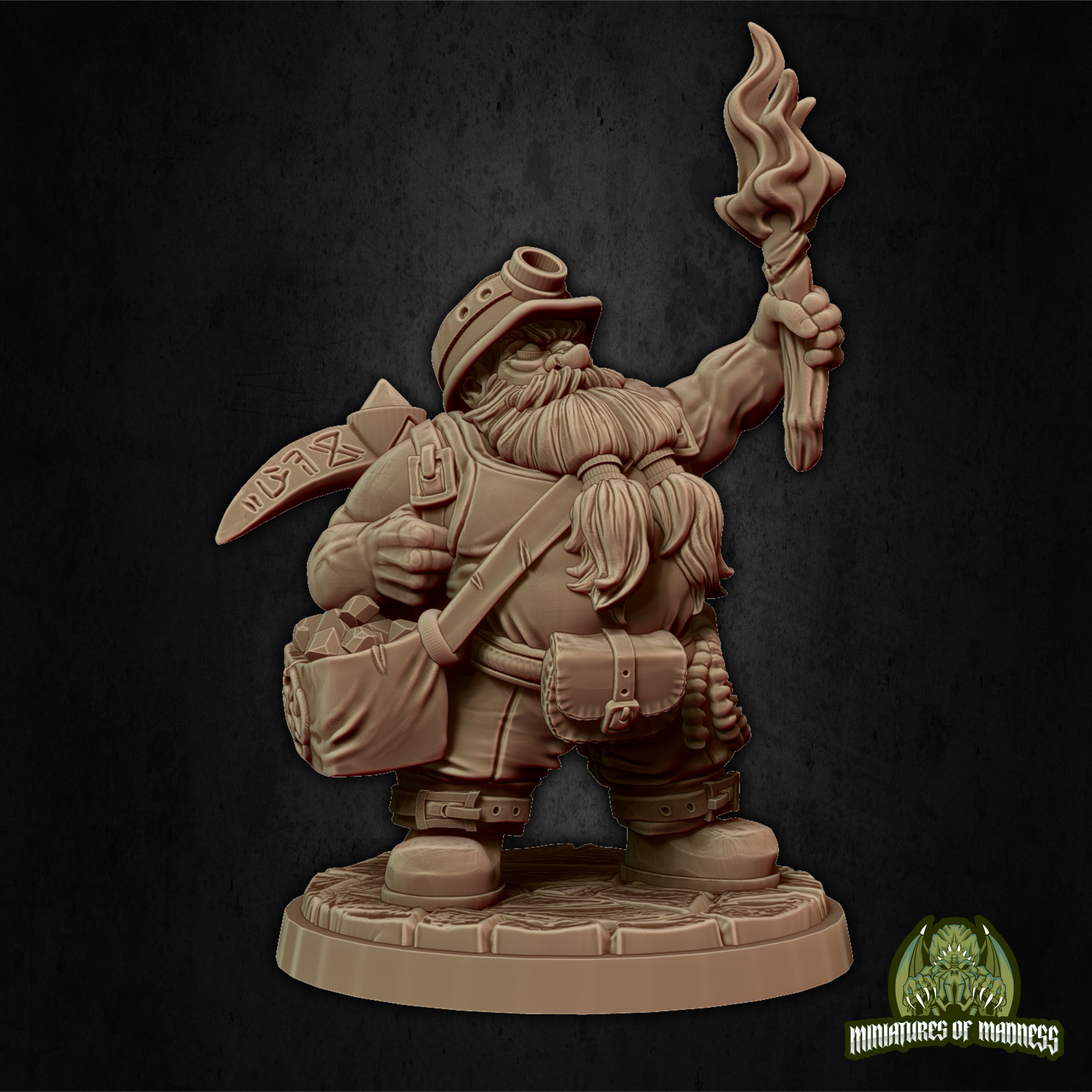 Baldur The Adventurer - Resin Printed Miniature - Hold My Dwarf