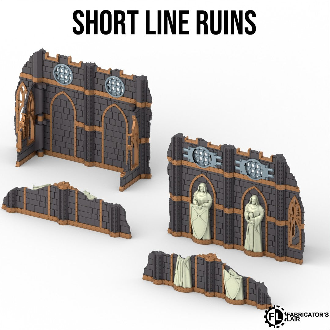 Sanctuary Stronghold Terrain System – Foldable Tabletop Battlefield Scenery