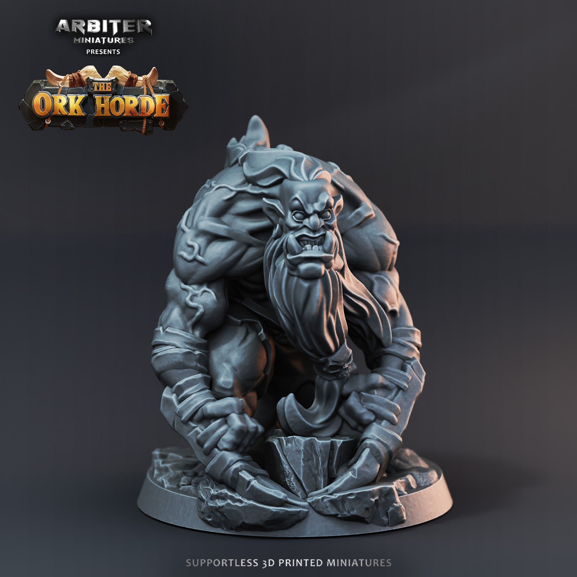 Ork Berserker 2 - Resin Printed Miniature - The Ork Horde